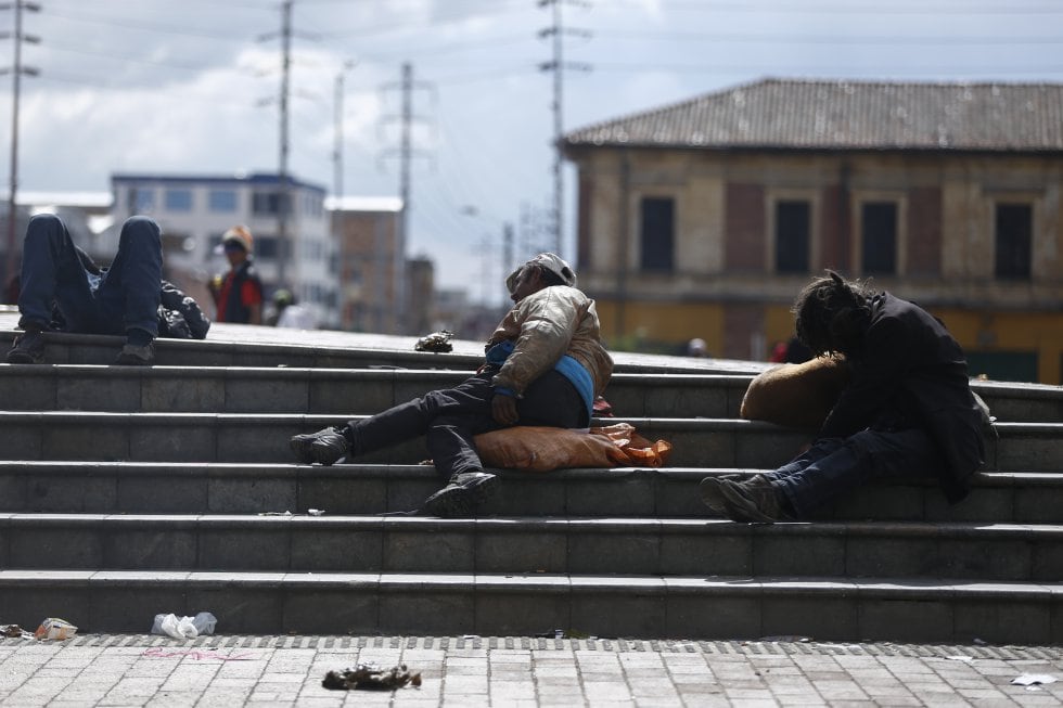 Habitantes de calle Bogotá-Colombia
