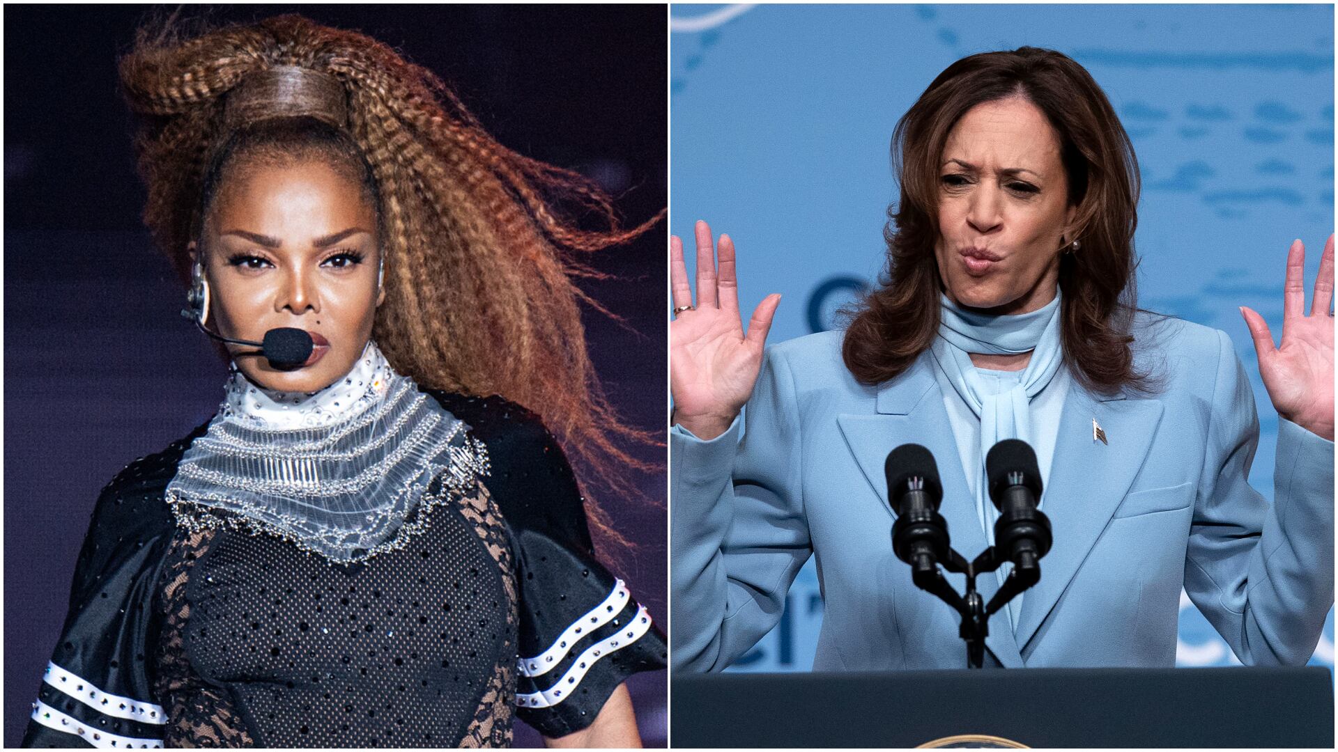 Janet Jackson desató una gran polémica tras cuestionar los orígenes raciales de Kamala Harris: “Ella no es negra” 