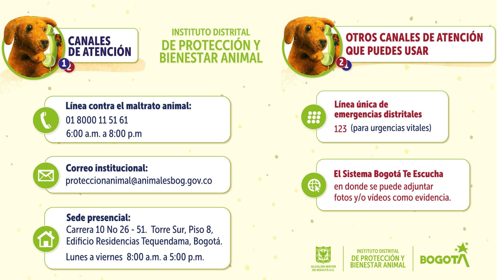 Estos son los pasos que puede seguir para denunciar un caso de maltrato animal en Bogotá - crédito sitio web Alcaldía Mayor de Bogotá