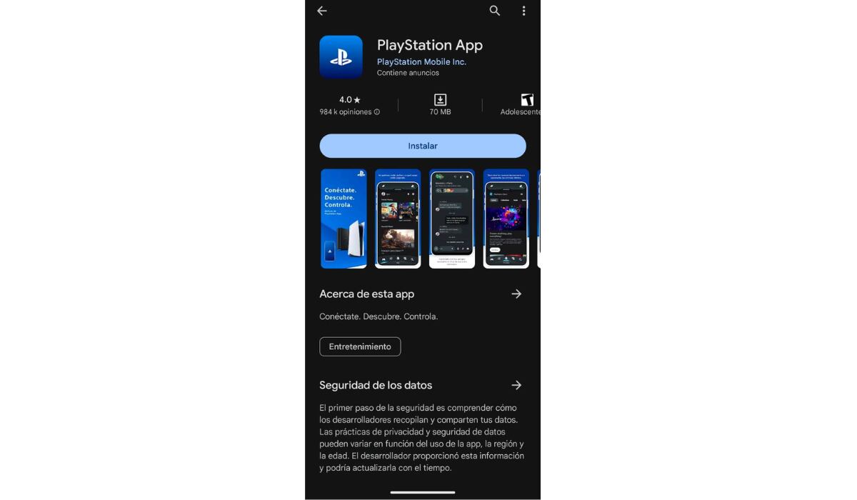 La tienda de PS cuenta con su propia aplicación móvil disponible para Android y iOS. (PlayStation Store)