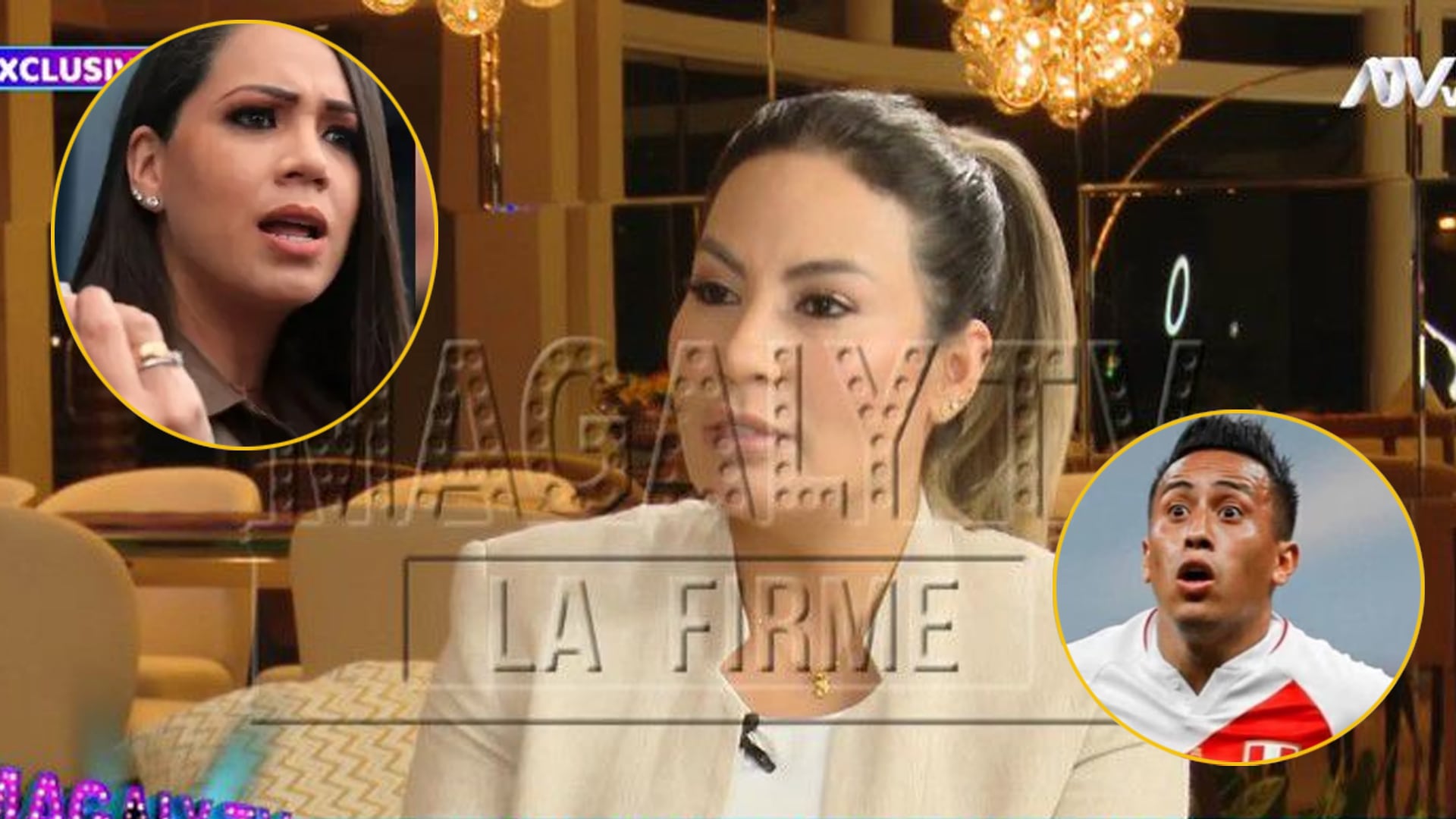 Pamela López confiesa que Christian Cueva le fue infiel con Melissa Klug: "Tengo las pruebas". (Captura: Magaly TV La Firme)