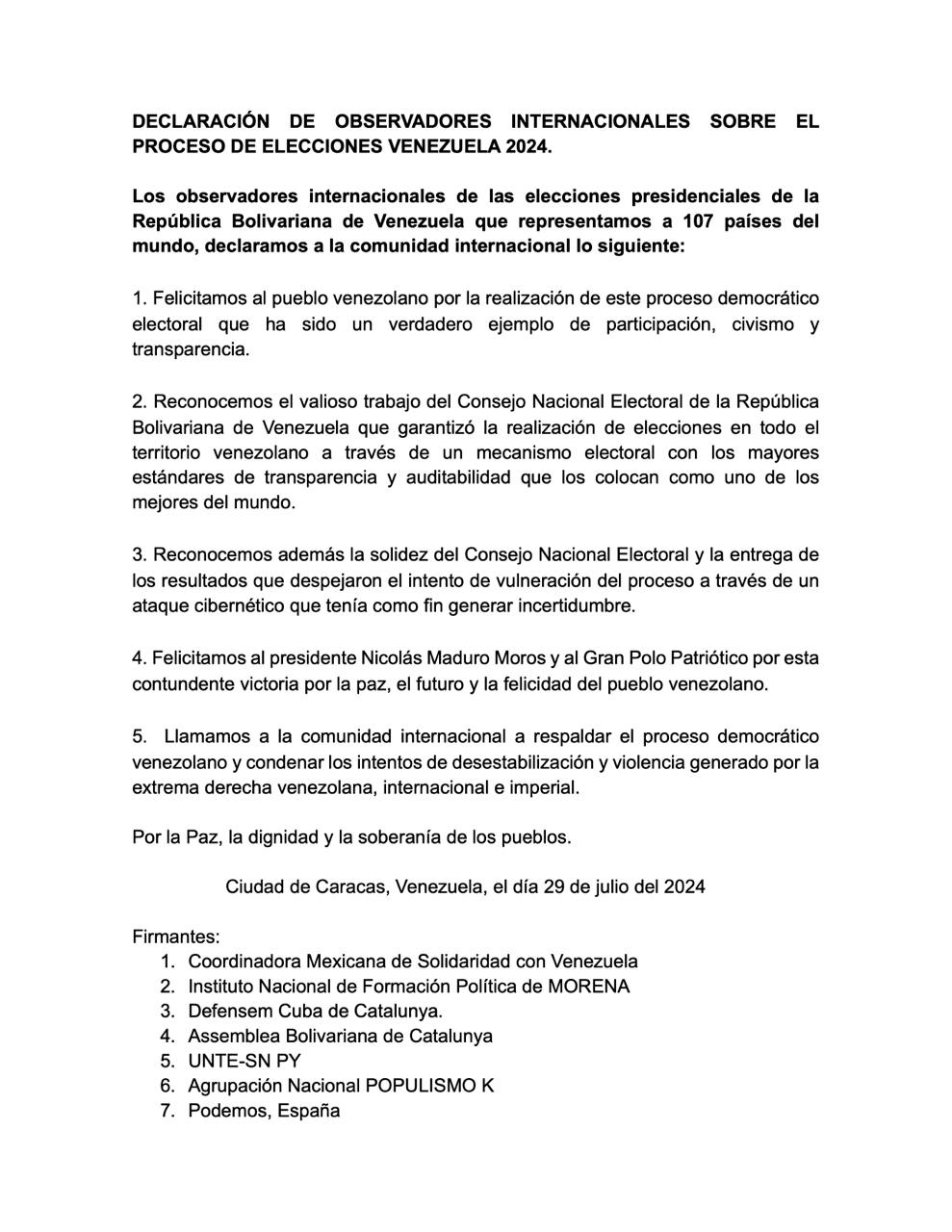 La dictadura de Maduro difundió un listado con más de 100 organizaciones que habrían apoyado al régimen