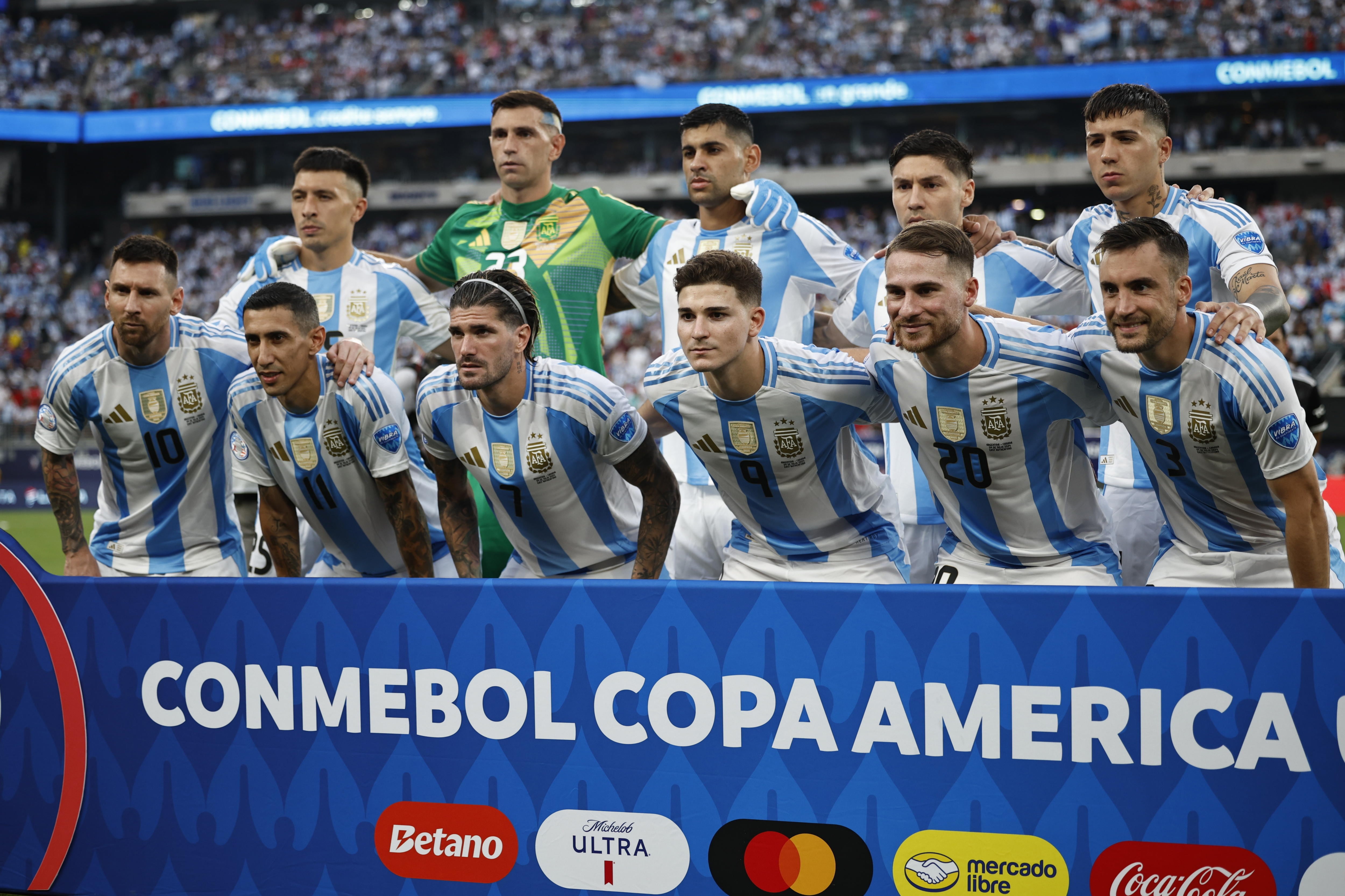 La selección argentina se presentará ante Chile el 5 de septiembre en la fecha de Eliminatorias (EFE/EPA/CJ GUNTHER) 