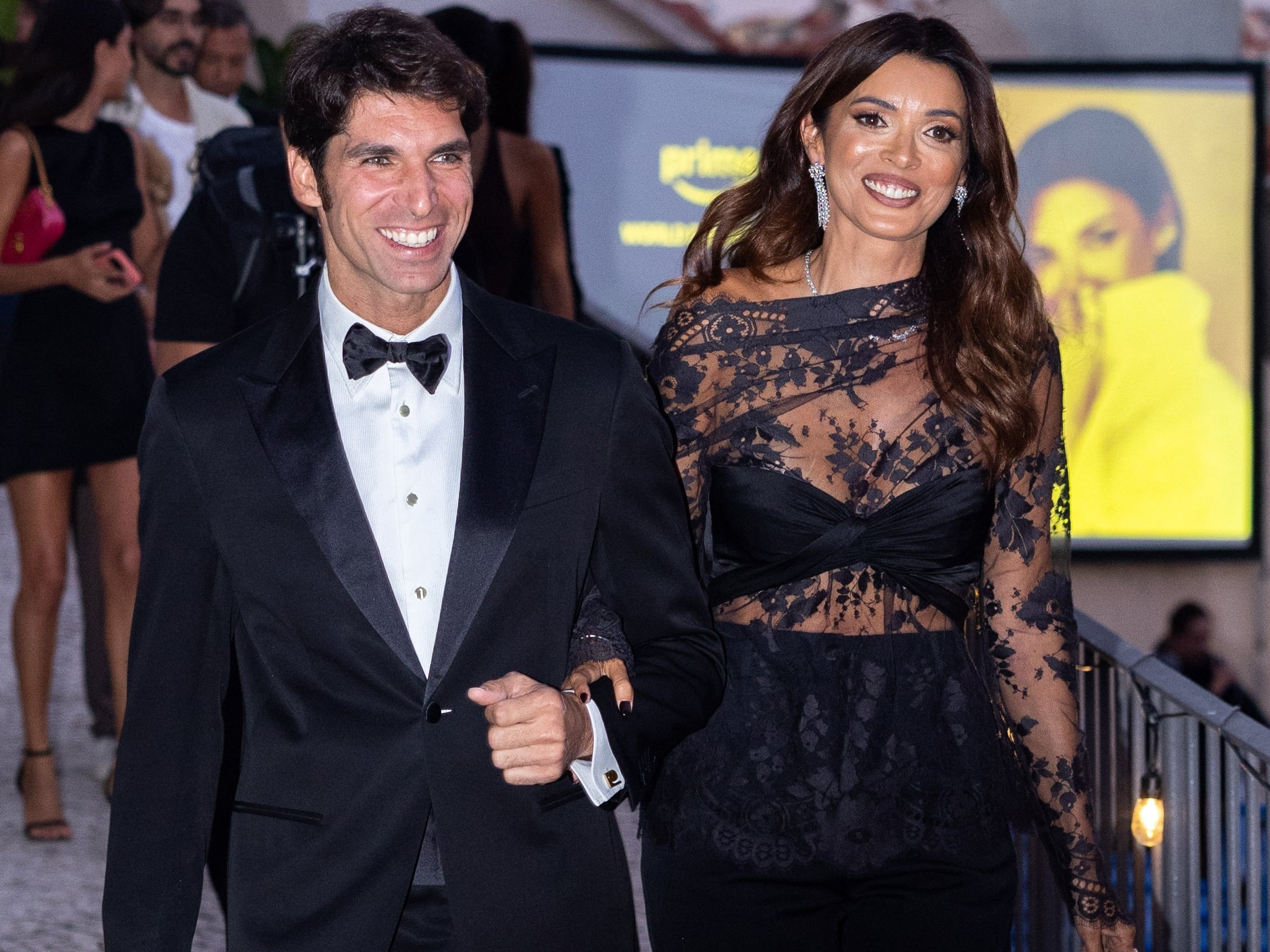 María Cerqueira junto a Cayetano Rivera, en la presentación de su documental en Lisboa (SALVADOR COLACO)