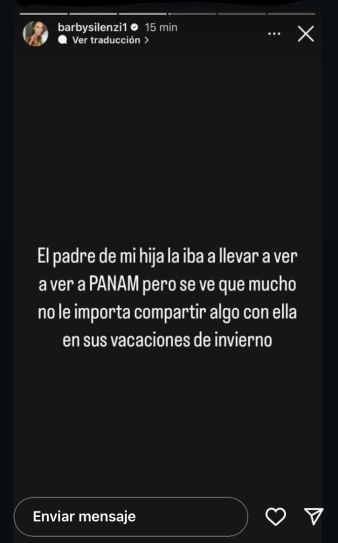 Barby Silenzi acusó al Polaco de no hacerse cargo de su hija: “Se ve que mucho no le importa”