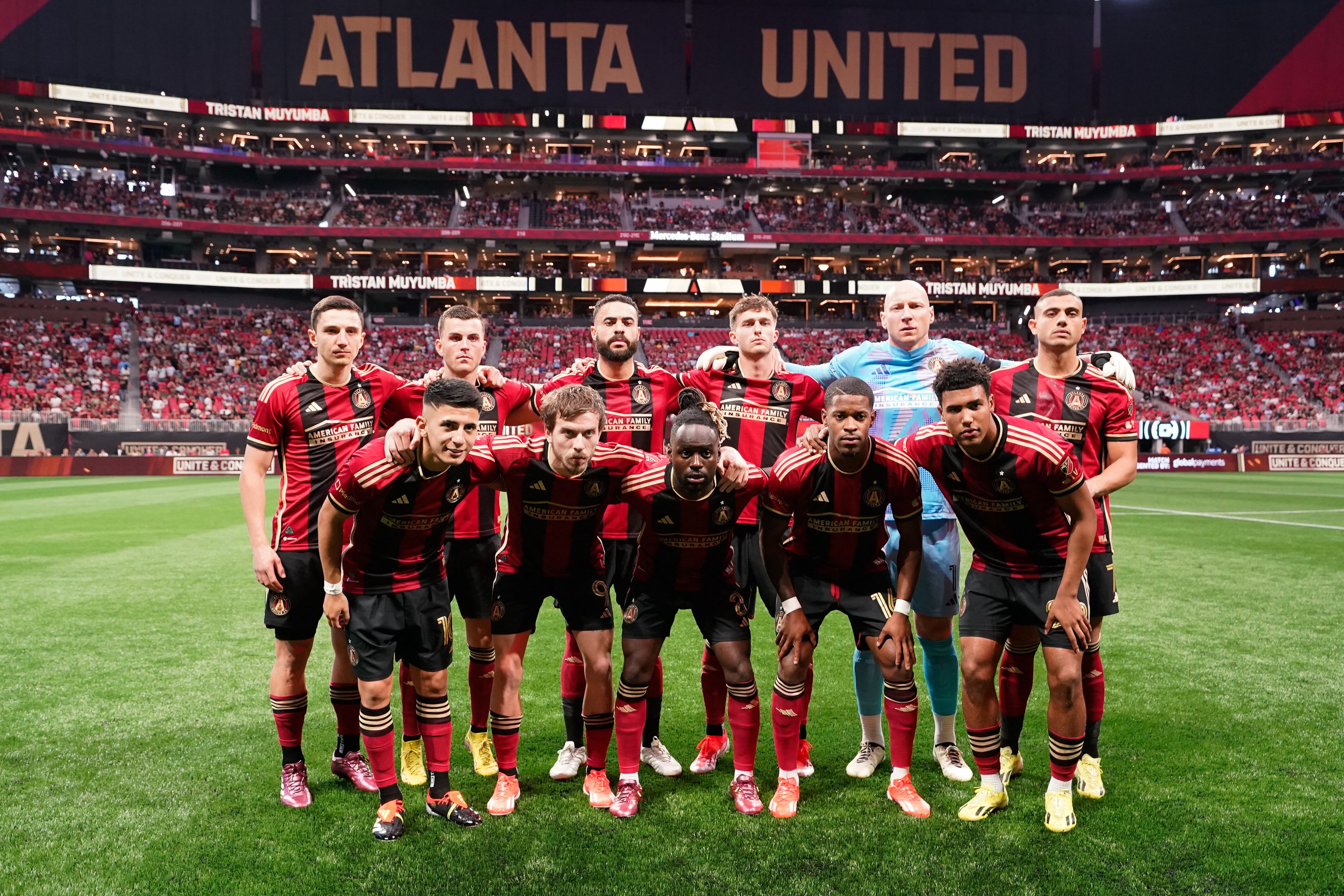 Mercedes-Benz Stadium, tiene el récord de ser el estadio más caro del mundo: su creación costó unos 1.600 millones de dólares. Mandatory Credit: Dale Zanine-USA TODAY Sports