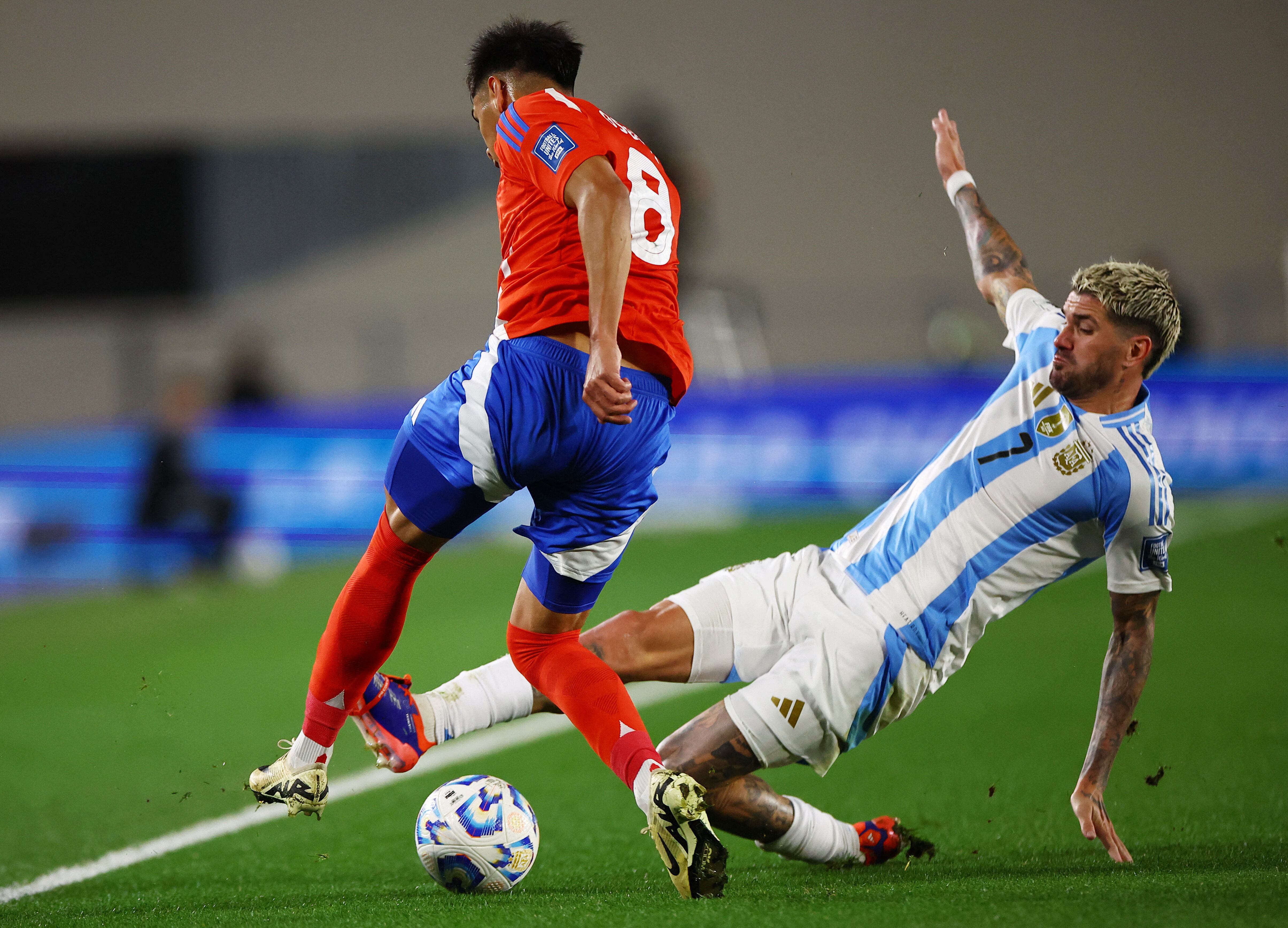 Nuevamente Rodrigo De Paul fue el motor del elenco argentino