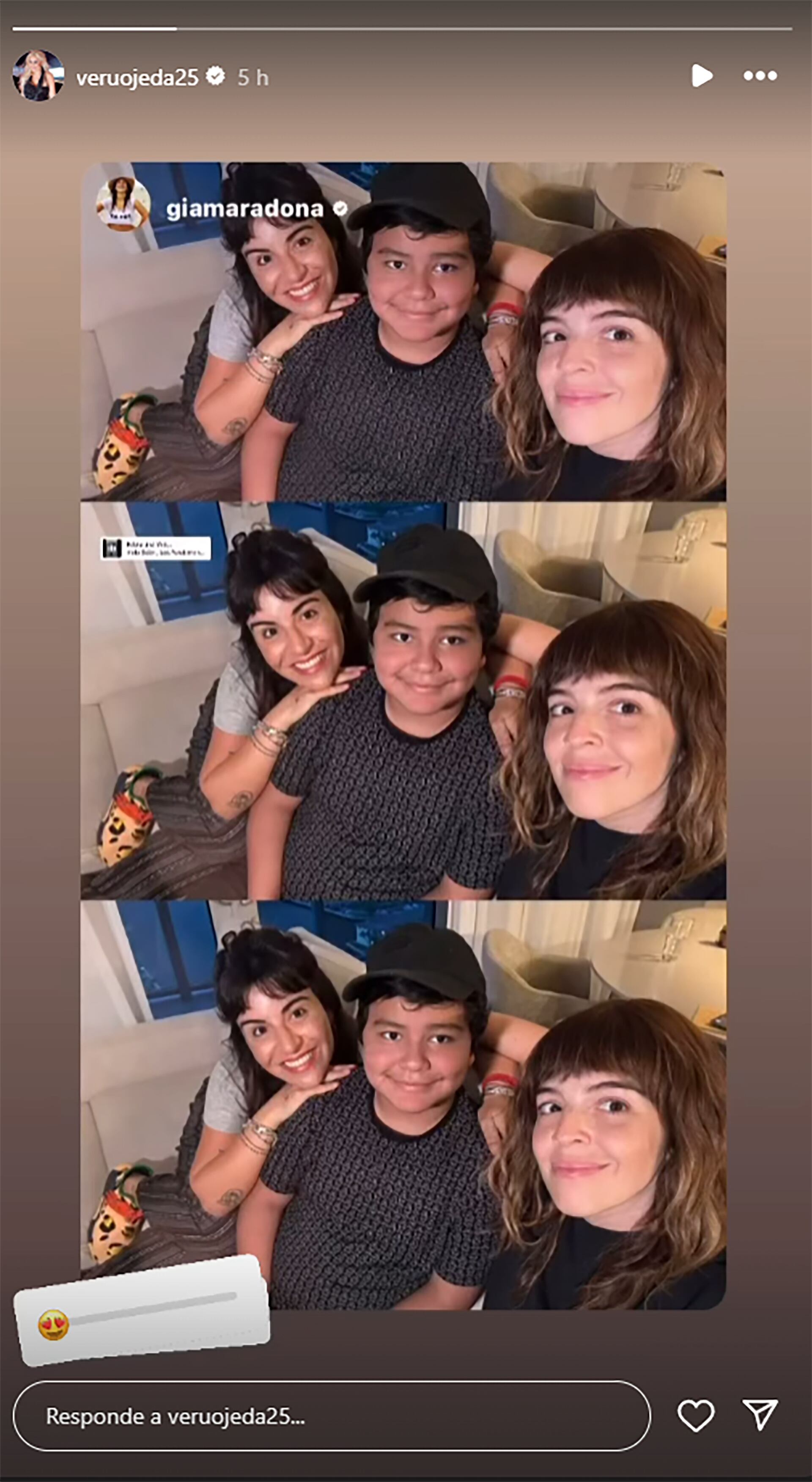 El reencuentro de Dieguito Fernando con sus hermanas