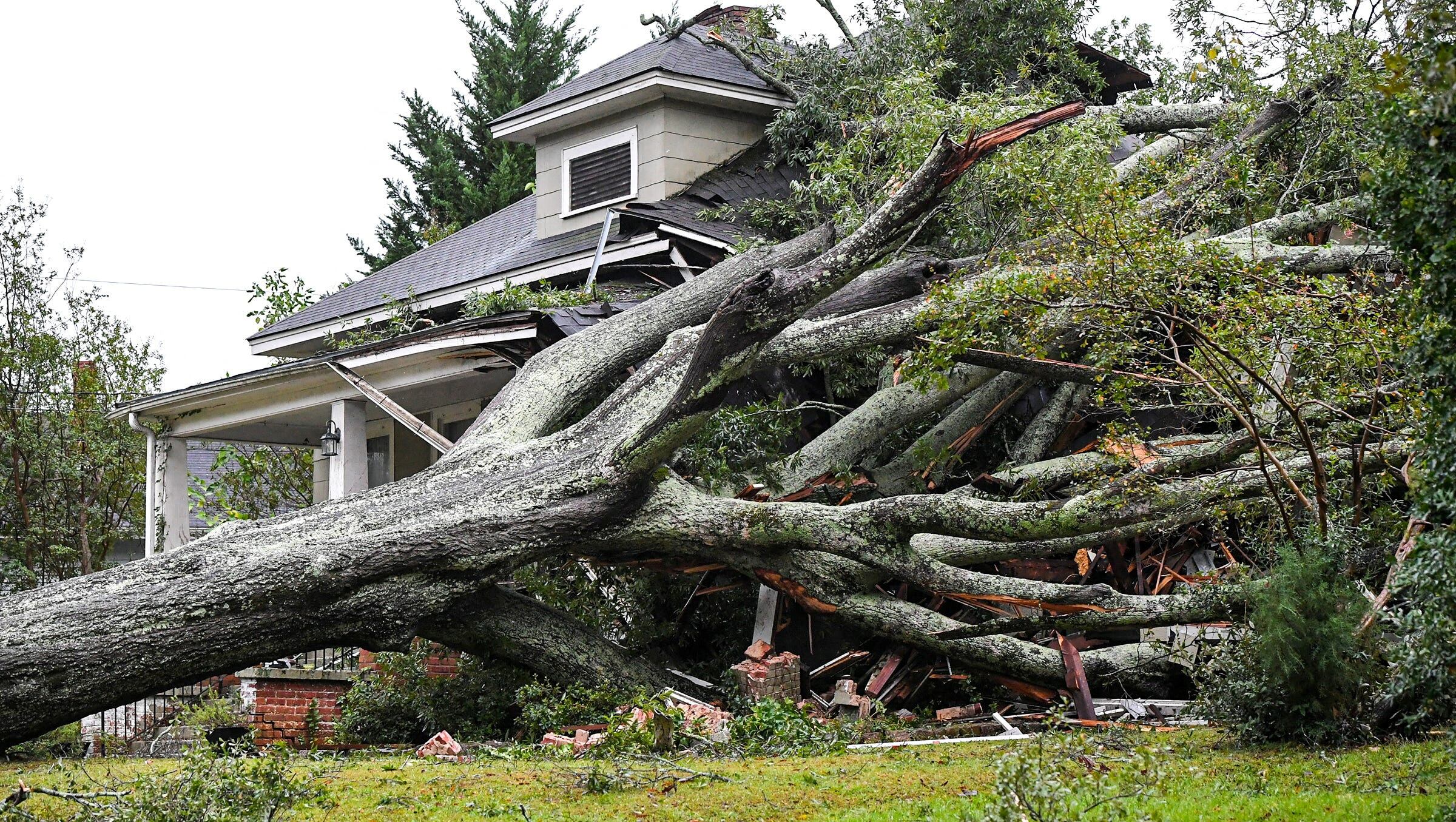 Marcia y Jerry Savage, de 74 y 78 años, fallecieron abrazados en su dormitorio tras el impacto de un árbol por el huracán Helene. (Ken Ruinard/The Anderson Independent Mail/USA TODAY NETWORK via REUTERS/ Foto referencial)