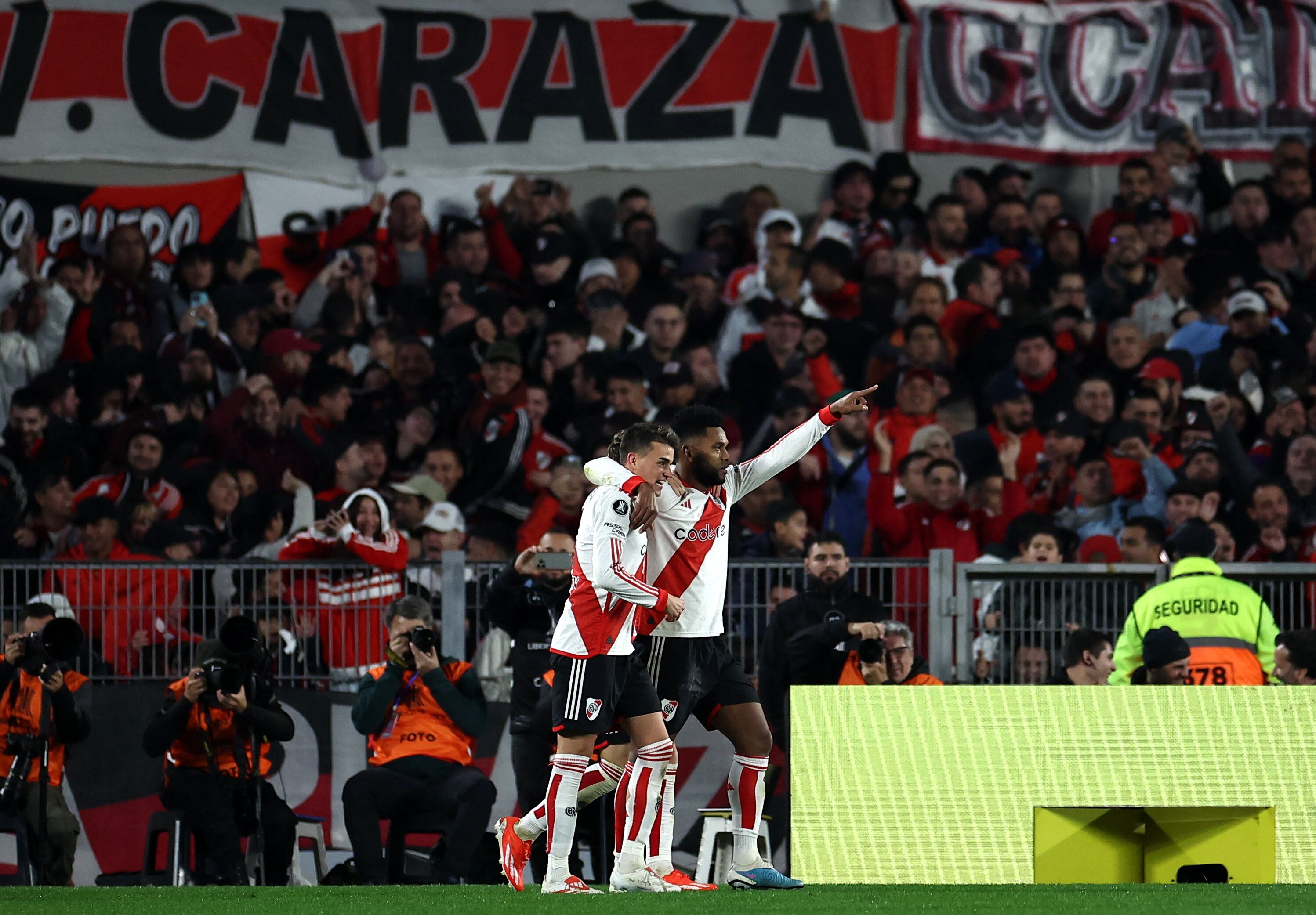 River Plate, el mejor equipo de la presente edición de la Copa Libertadores podría ayudar a Boca Juniors a clasificar al Mundial de Clubes 2025 (REUTERS/Agustin Marcarian)