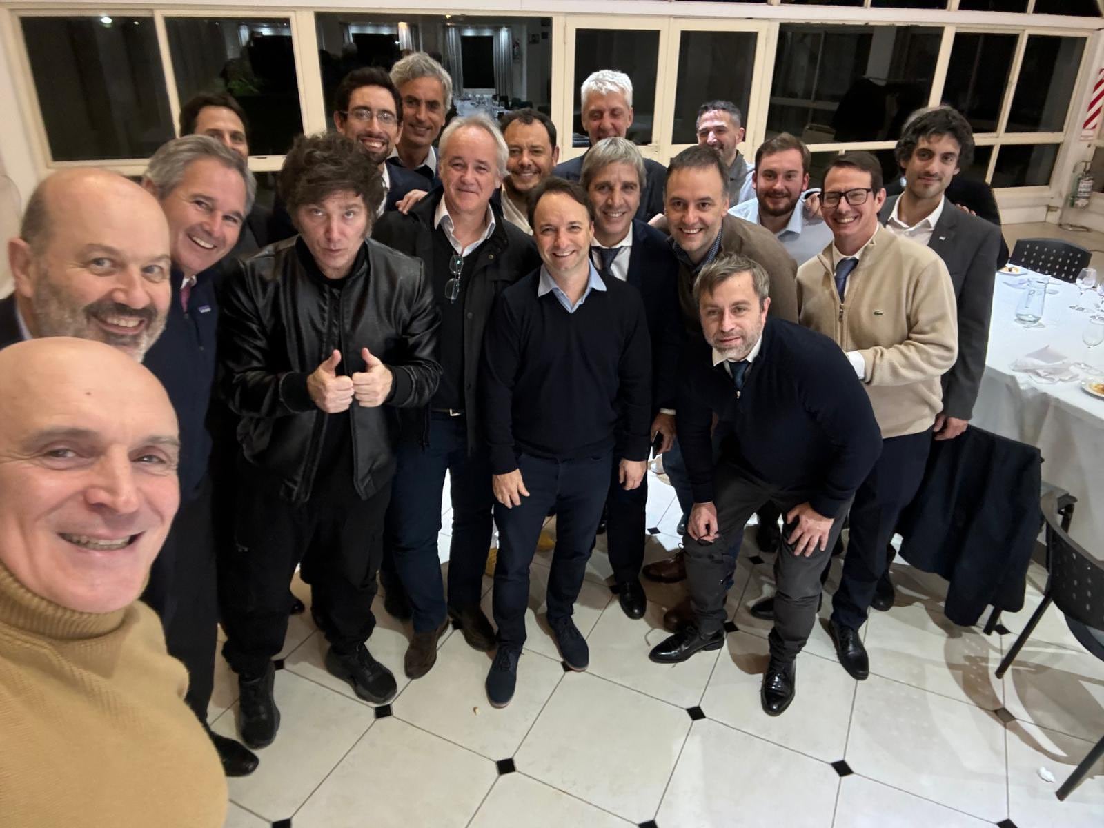 Javier Milei y su equipo económico