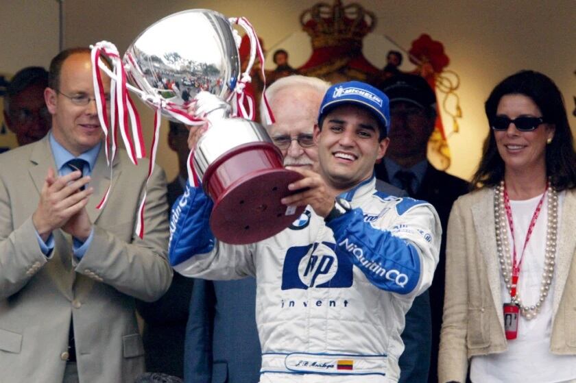 Juan Pablo Montoya se llevó el Gran Premio de Mónaco de 2003 en la Fórmula 1 - crédito AFP