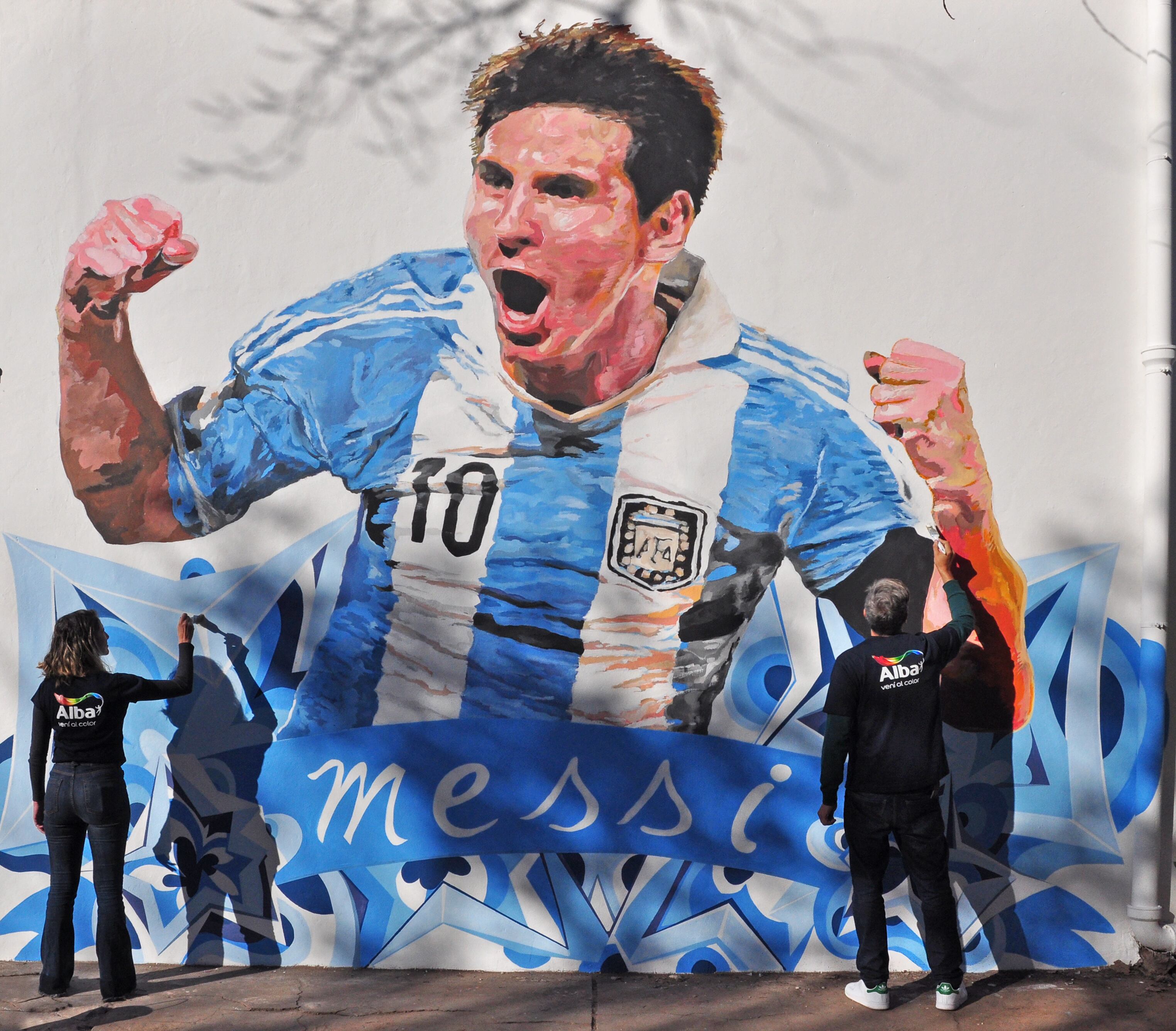 Messi Murales Vivienda Rosario