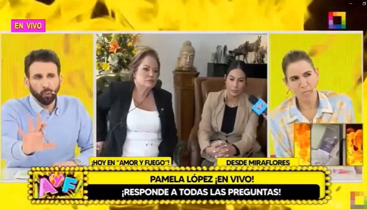 Pamela López habla de la foto de Christian Cueva y Rosángela Espinoza.