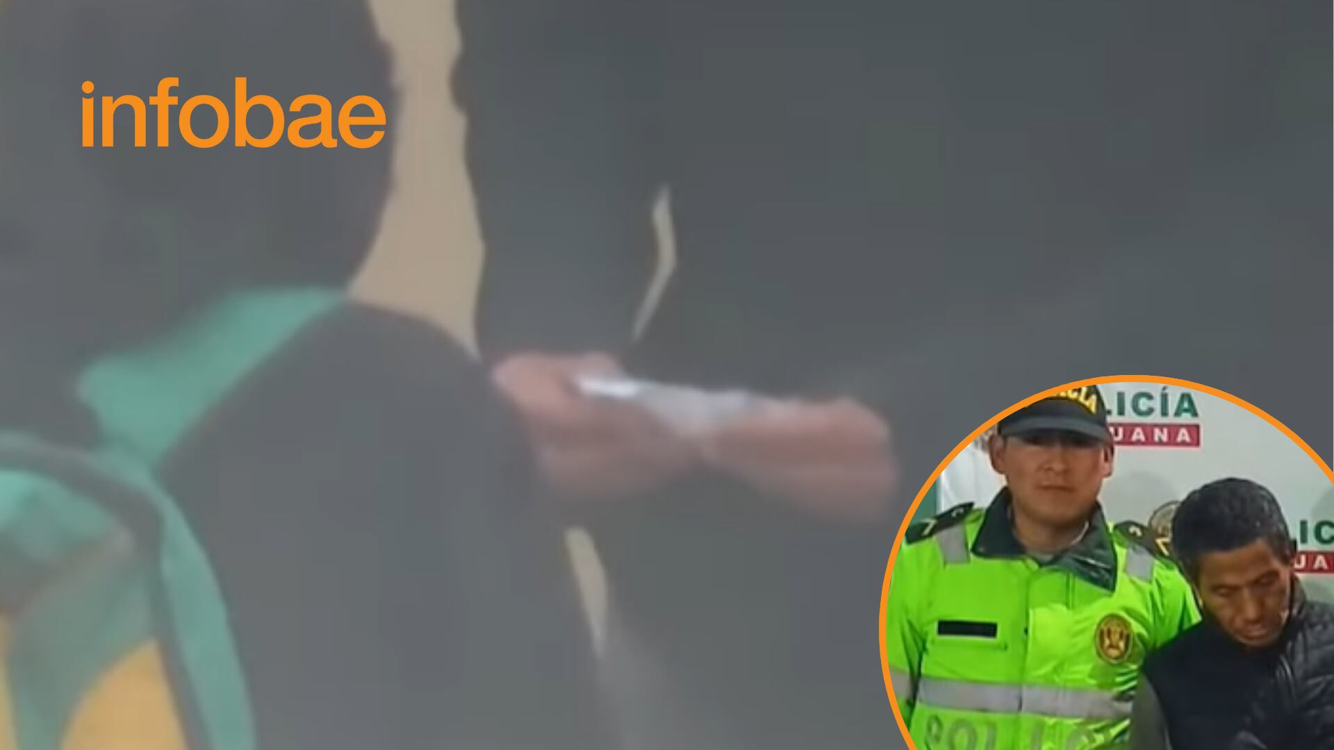 Agentes de la PNP capturan a vendedor de droga que aparece como 'fallecido' en el Reniec. (Foto: Composición - Infobae/Renato Silva/Captura Panamericana)