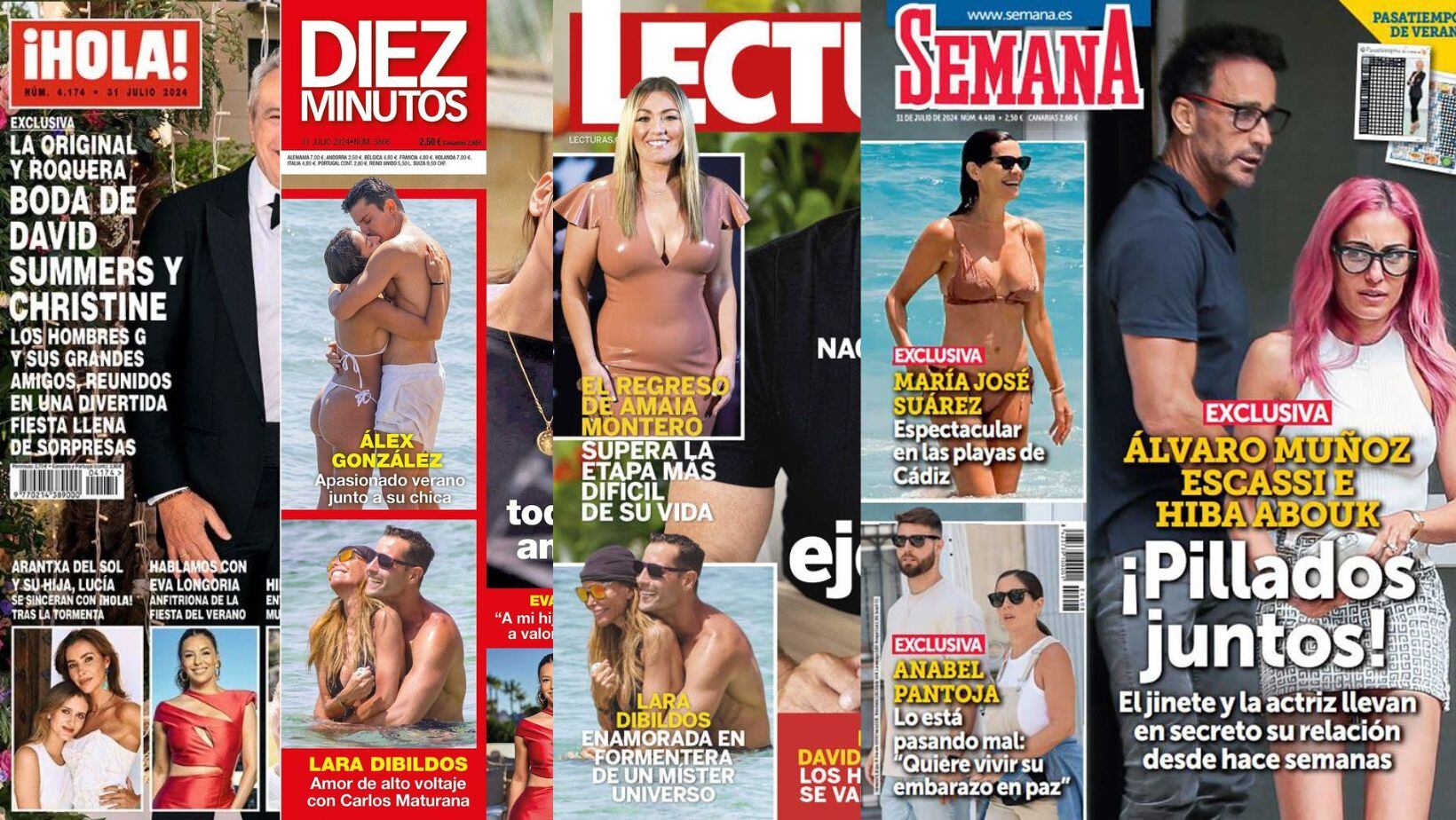 Portadas de las revistas del 24 de julio de 2024.