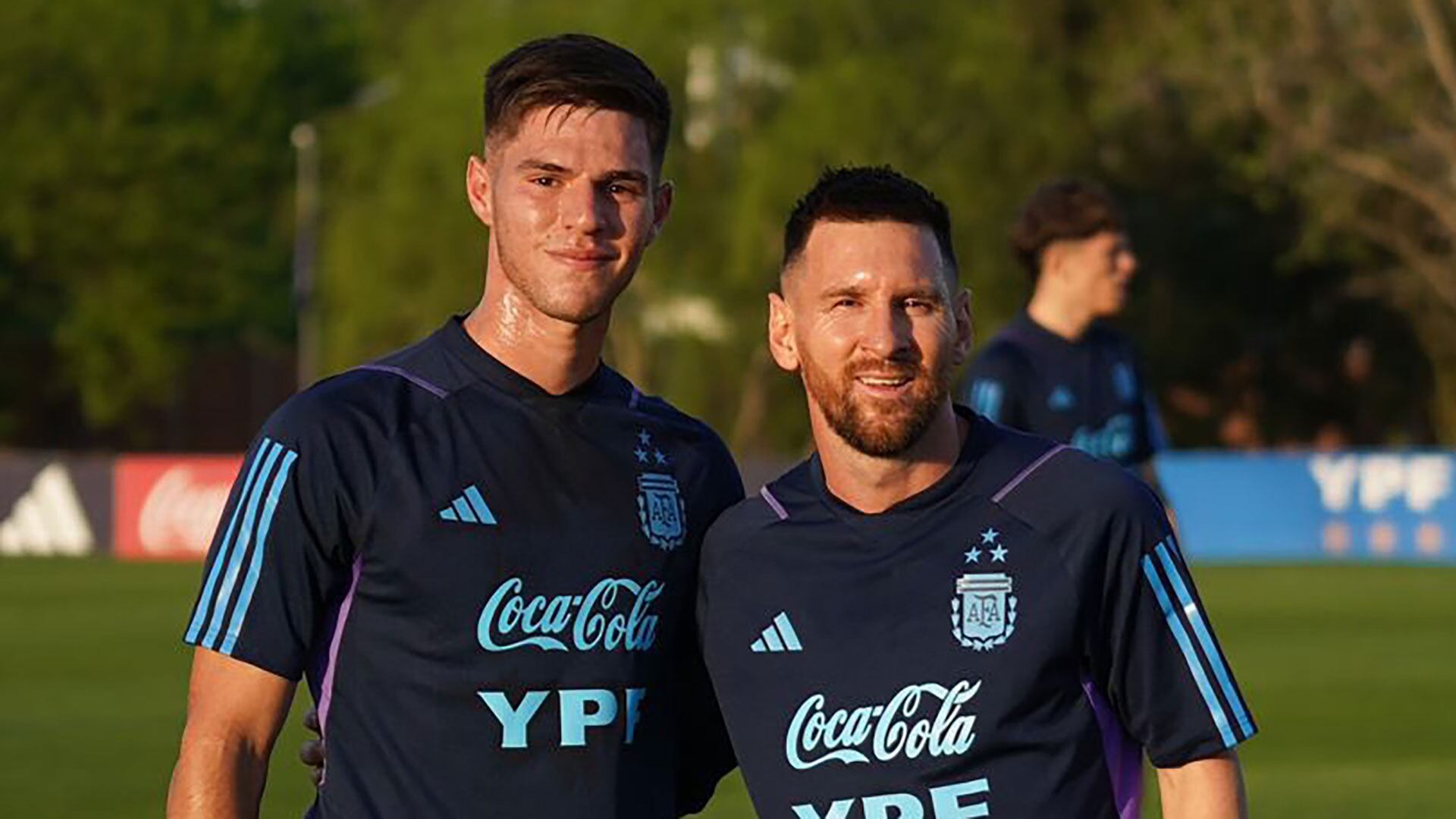 Marco Pellegrino y Messi