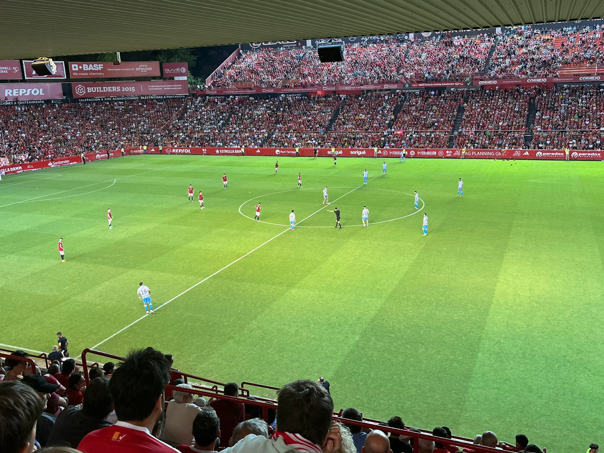 El partido entre el Nàstic y el Málaga (Nàstic)