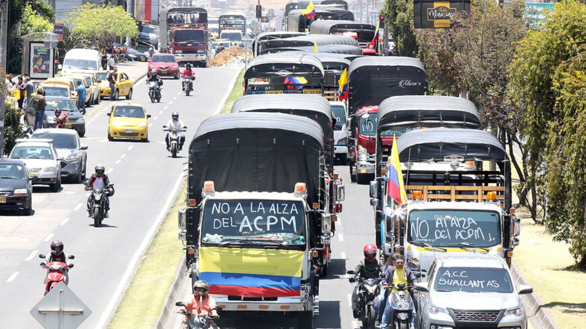 Varios puntos bloqueados en Bogotá ya fueron habilitados por parte de las autoridades - crédito Colprensa/Leonardo Castro