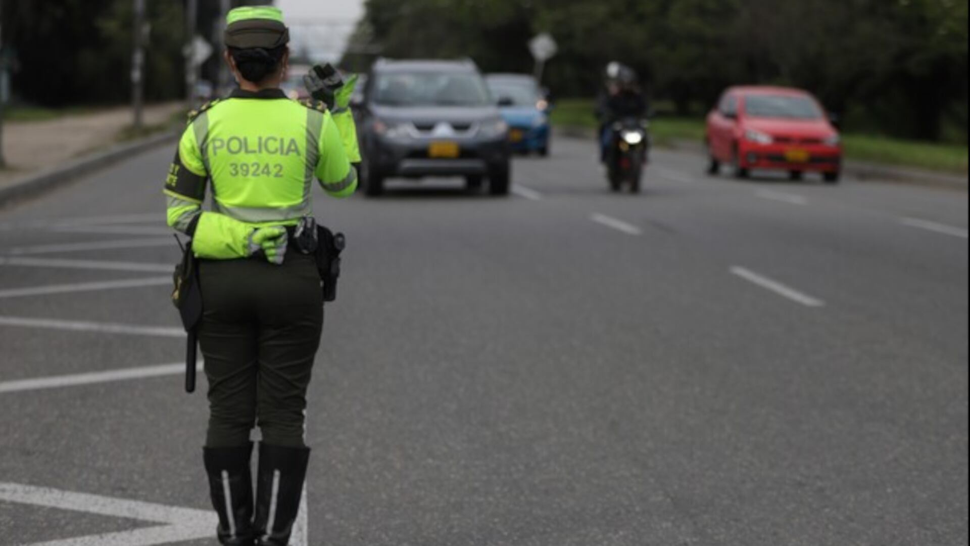 Tránsito en Bogotá. (Crédito: Colprensa)