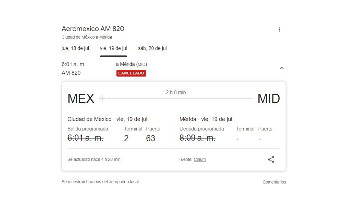 Al cancelarse un vuelo, usualmente la aerolínea le propone algunas soluciones a los afectados. (Google)