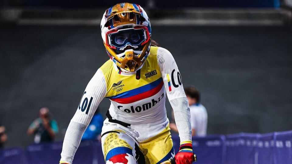 Mariana Pajón aseguró su lugar en las semifinales del BMX de París 2024 - crédito @marianapajon/Instagram