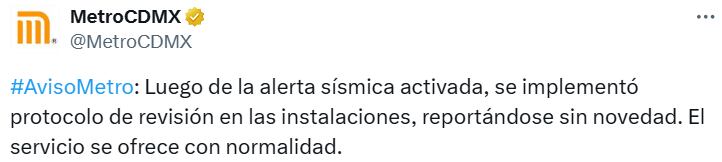 Avance en tiempo real de las diversas líneas del STC capitalino.