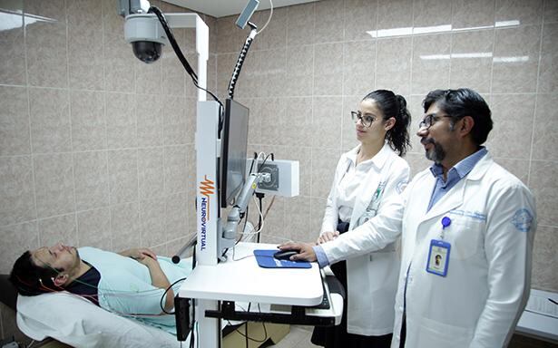 Con esta tecnología, nueva en el sistema de salud puede monitorear  hasta por cinco días a sus pacientes de epilepsia. (Captura de pantalla/IMSS).