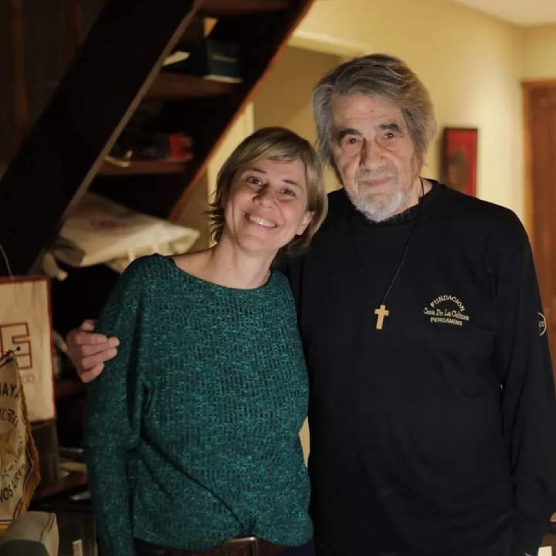 Florencia Aroldi junto a Juan José Camero