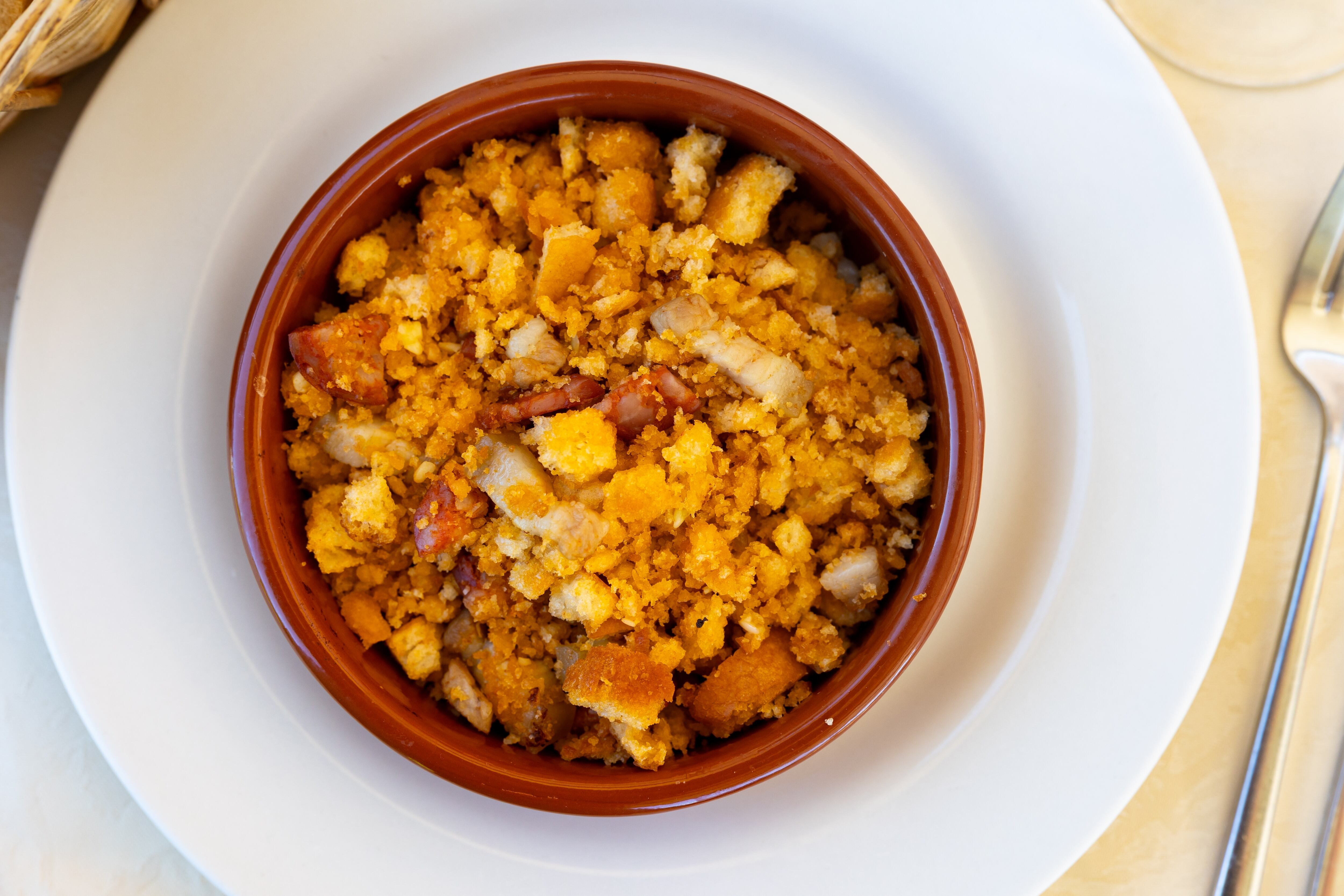 Receta de migas pastoriles,