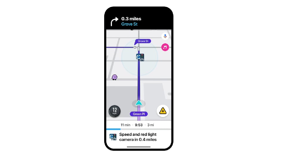 Aplicación Waze para tráfico (Google)