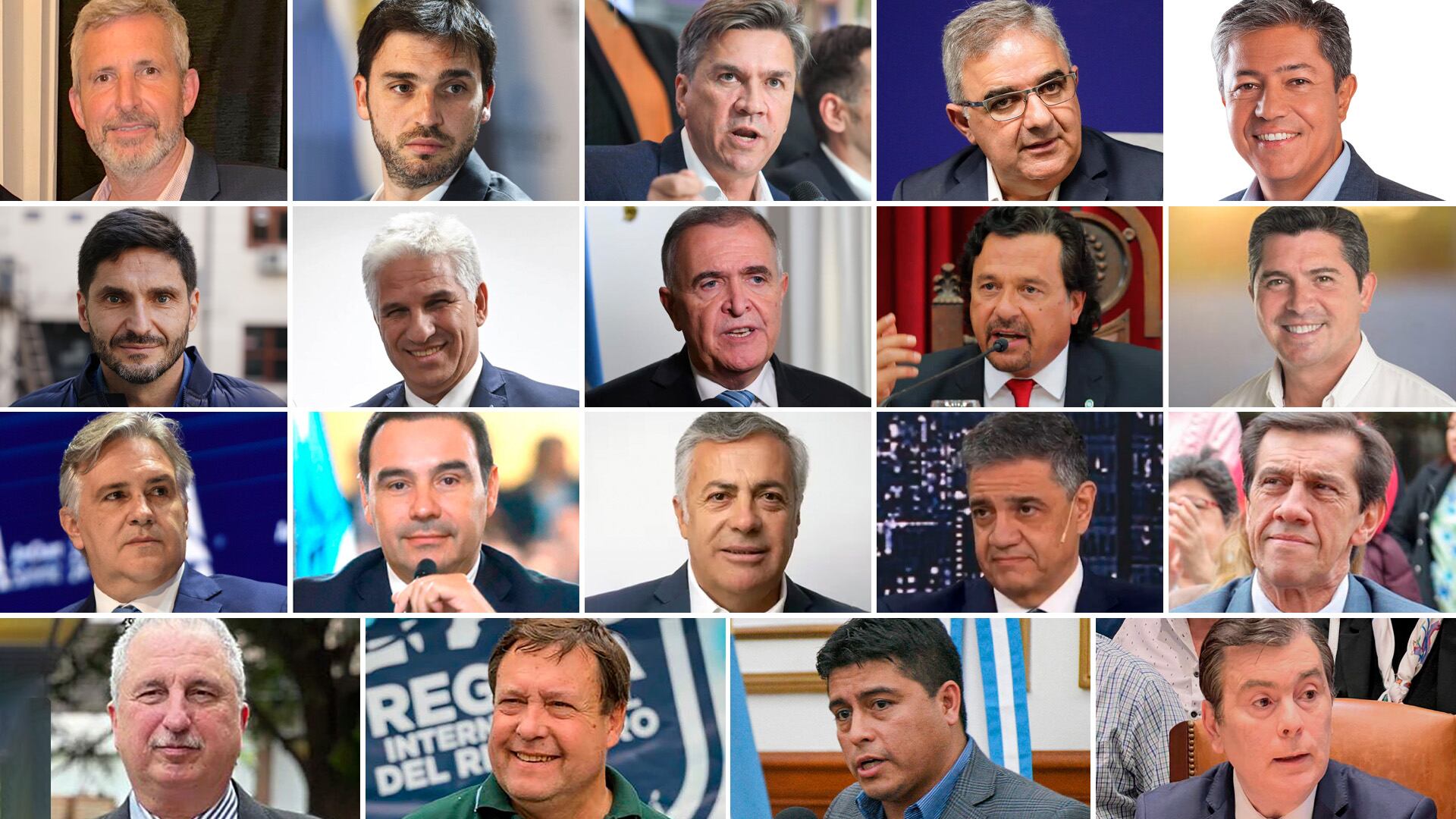 19 Gobernadores  que asistiran al Pacto de Mayo