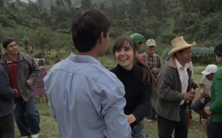 Ana Paula Ganoza en la película "Chicama", donde interpretó a una profesora trujillana. El film recibió múltiples premios a nivel nacional.