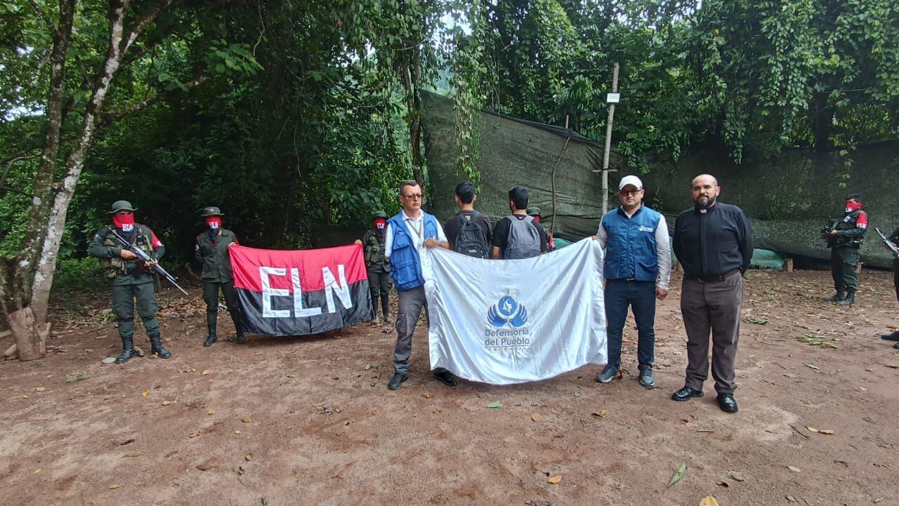 El ELN manifestó que el secuestro se produjo para ejercer “control social” en el territorio - crédito Defensoría del Pueblo