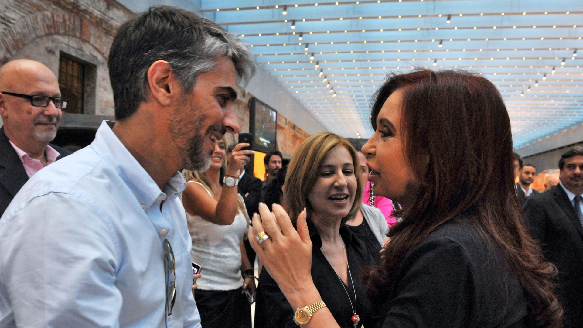 Pablo Echarri y Cristina Kirchner