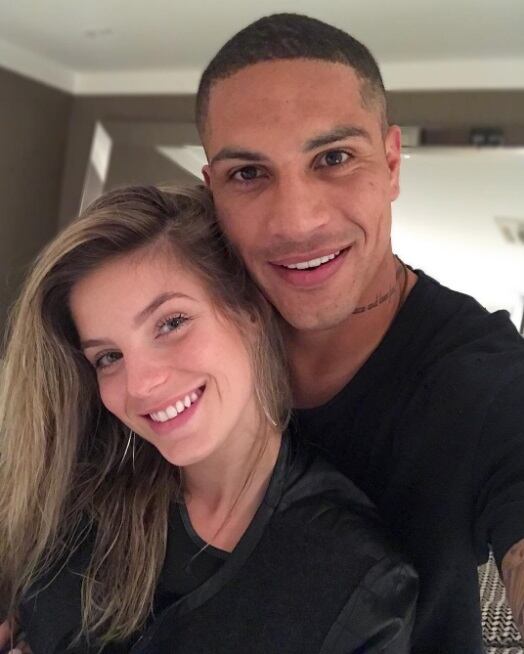 Paolo Guerrero y Thaisa Leal en romance del 2016.