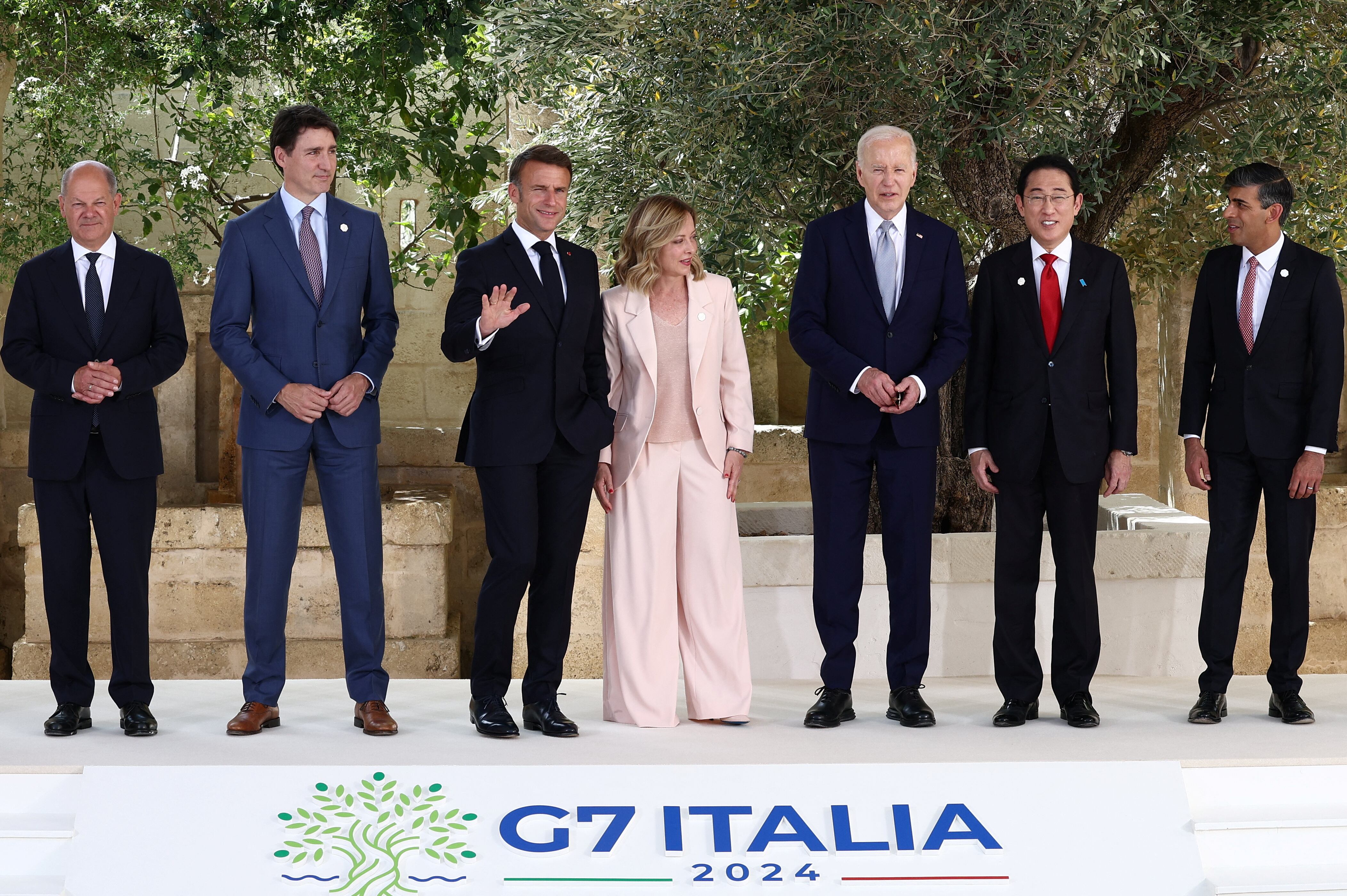 Los líderes del G7 comenzaron las reuniones de trabajo este jueves