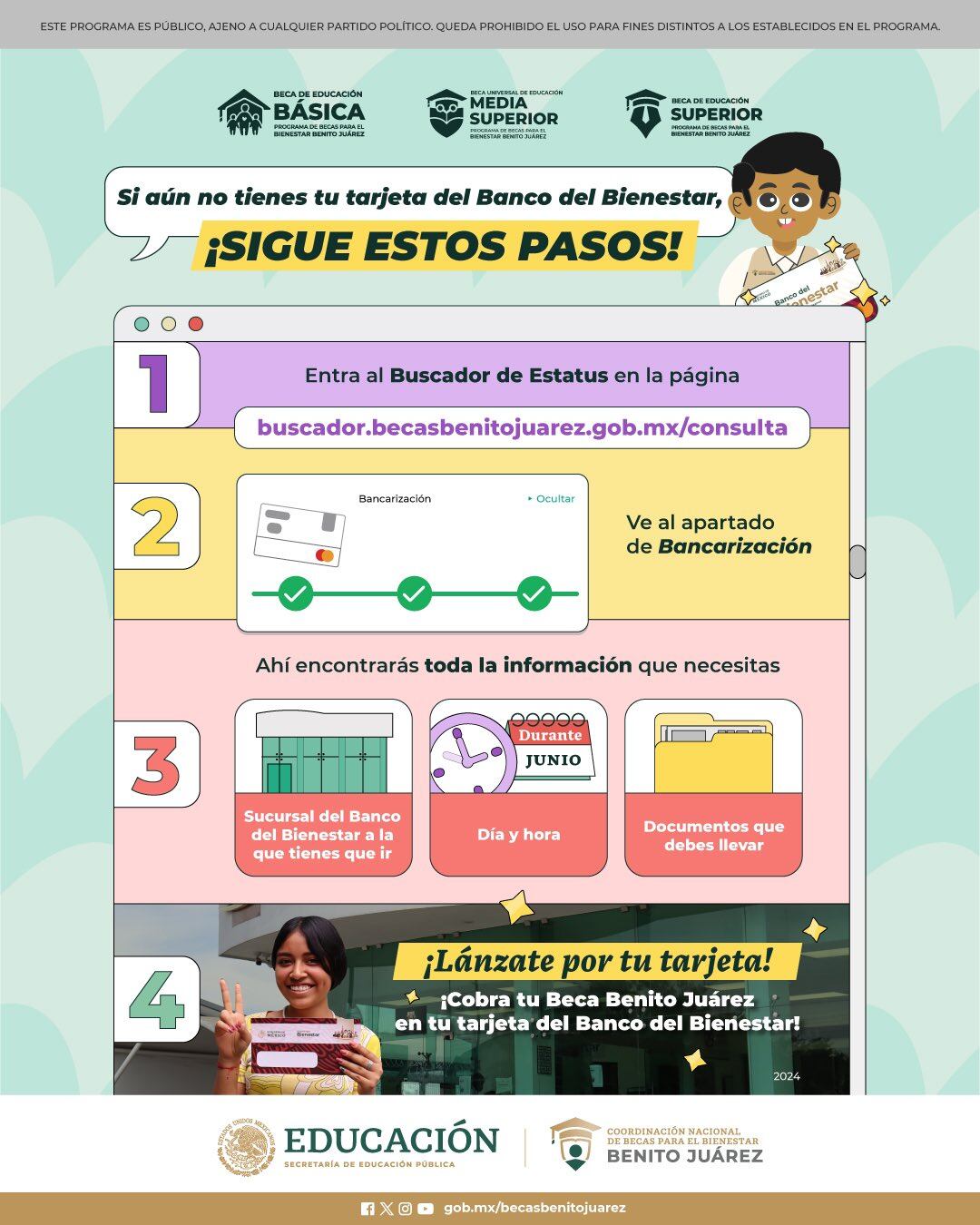  La Beca Benito Juárez 2024 asegura apoyo económico esencial para estudiantes de todos los niveles educativos.