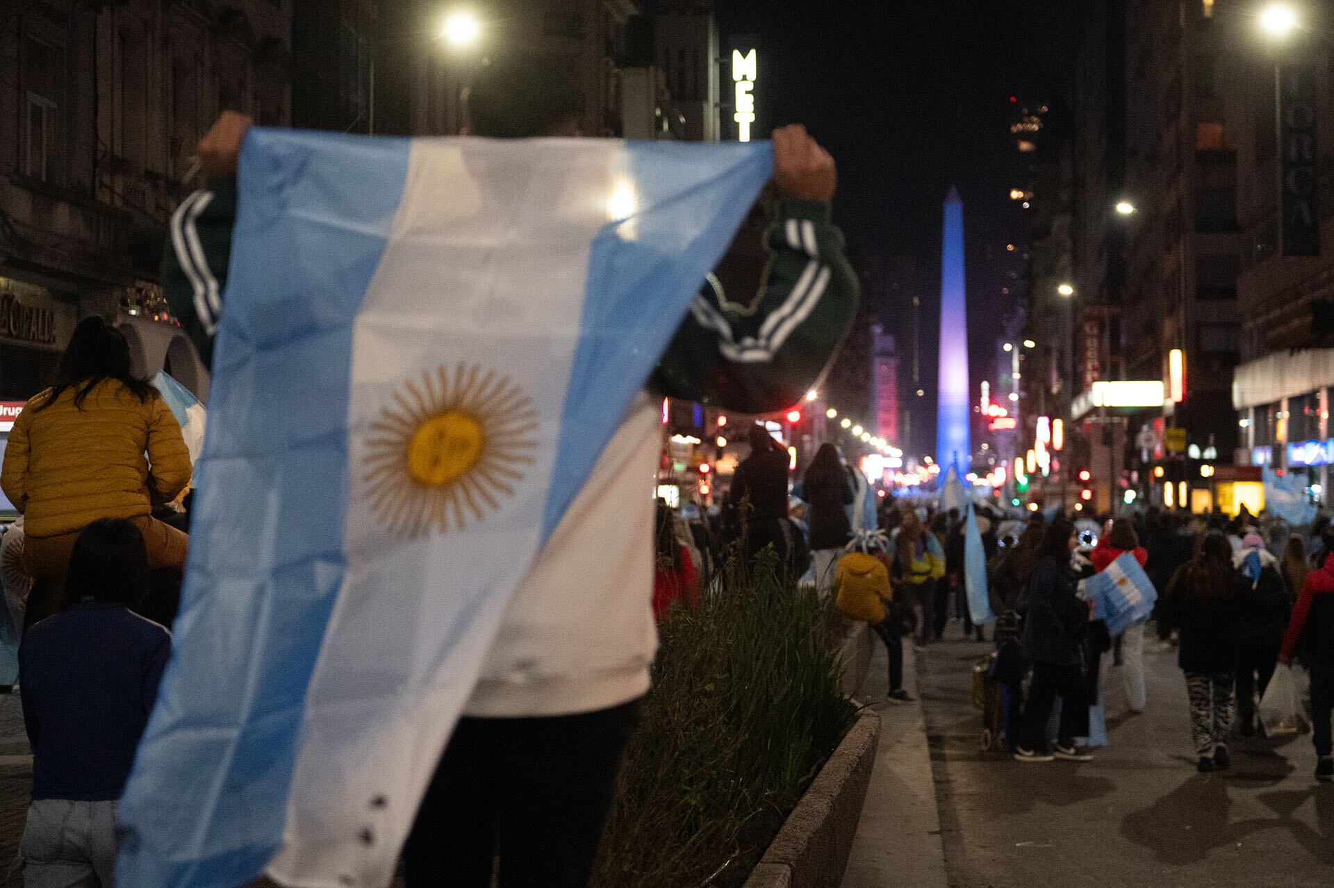 Copa América 2024 - Argentina Colombia - Festejos en el Obelisco