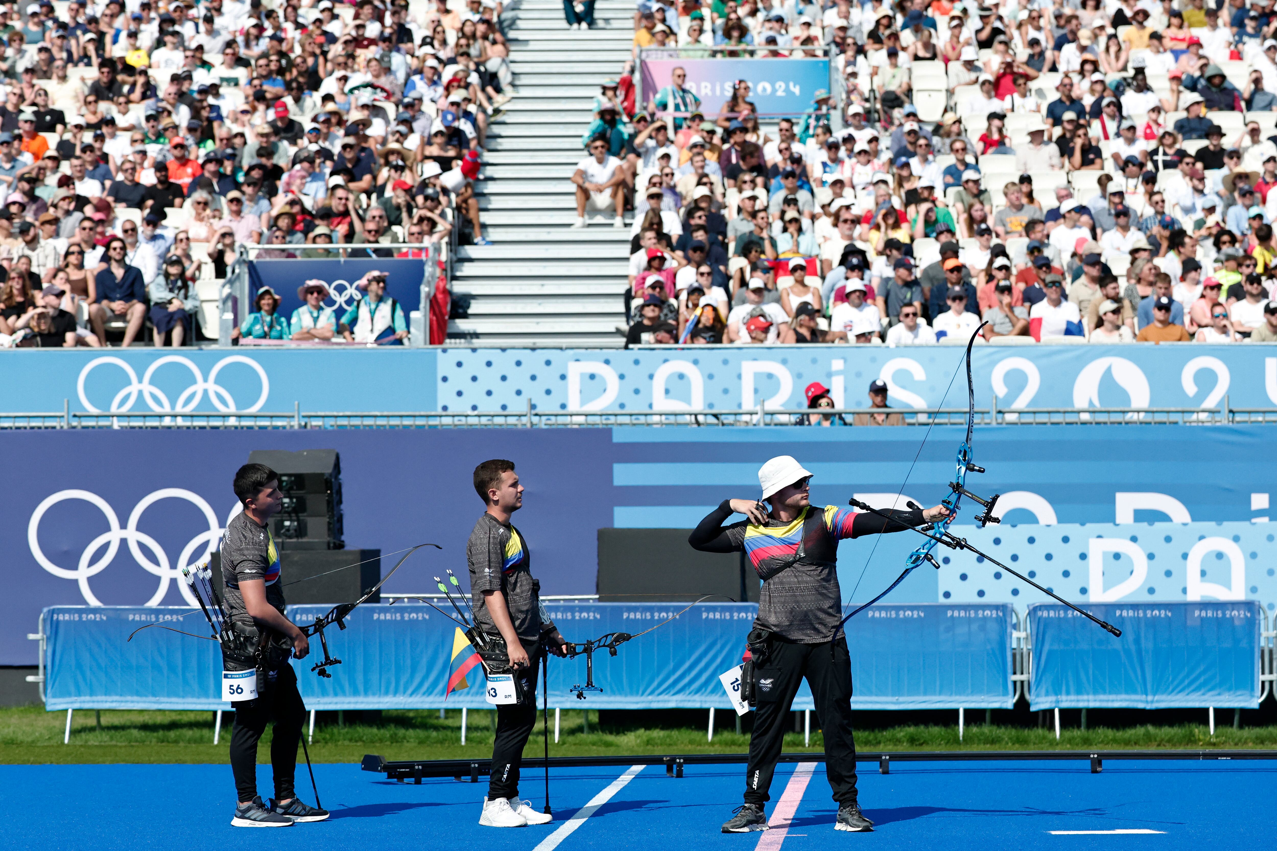 Santiago Arcila logra remontar en el tercer set y triunfa para Colombia en el tiro con arco -crédito Tingshu Wang / REUTERS 