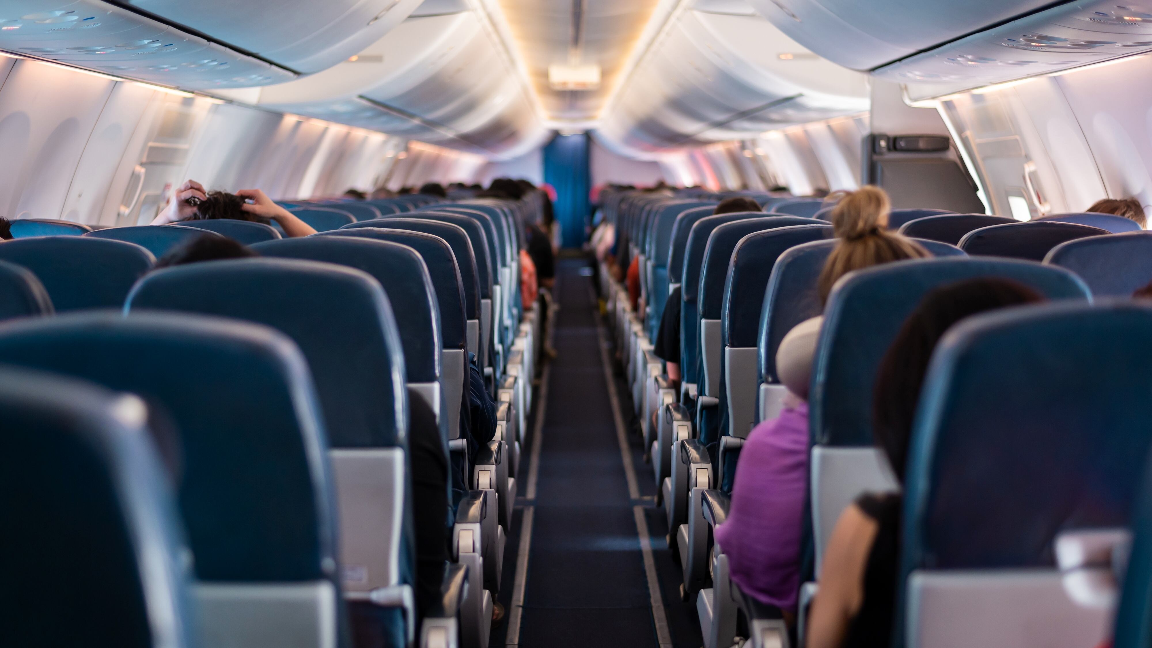 Asiento de avión (Shutterstock).