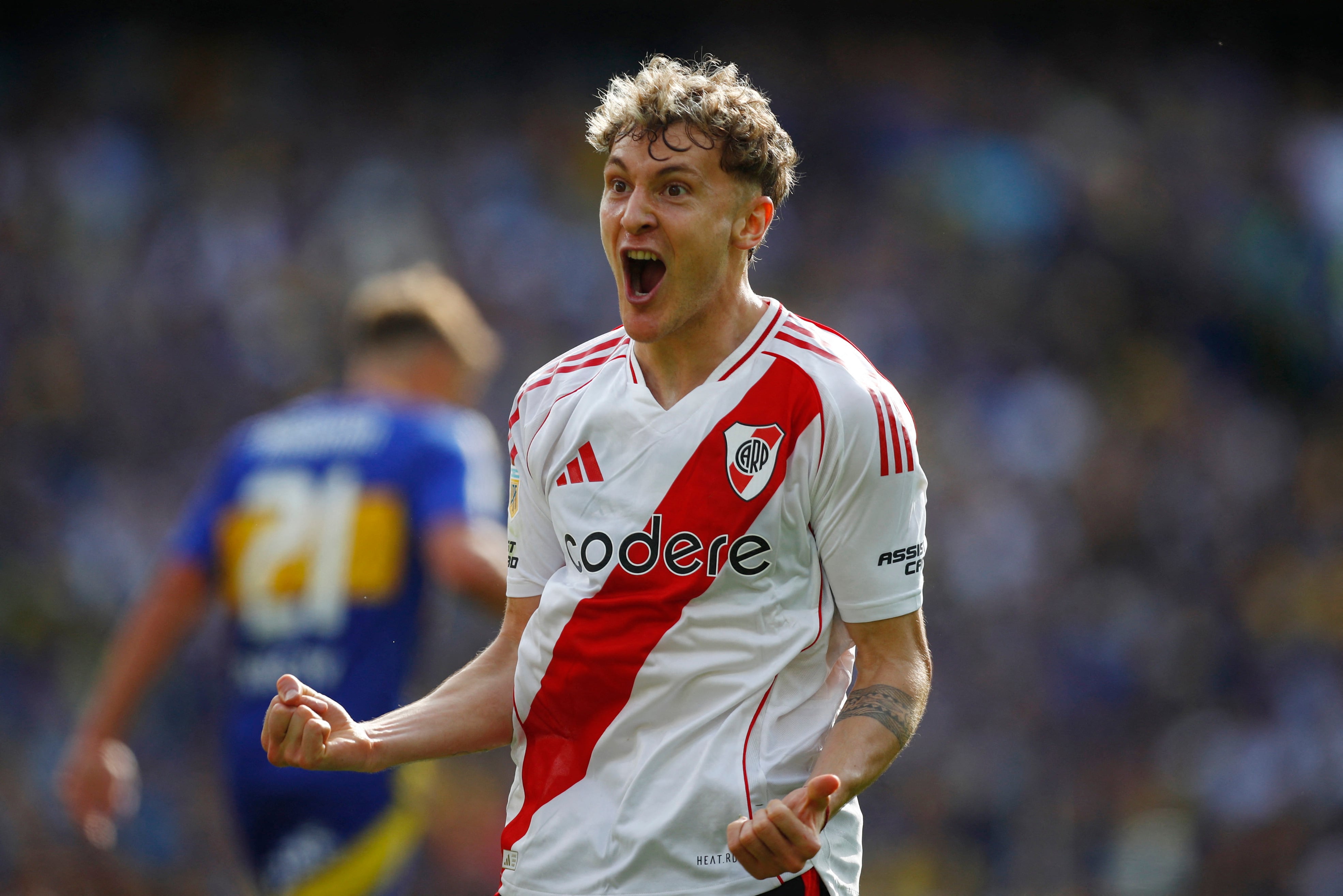 Colidio celebró el primer gol de River Plate 