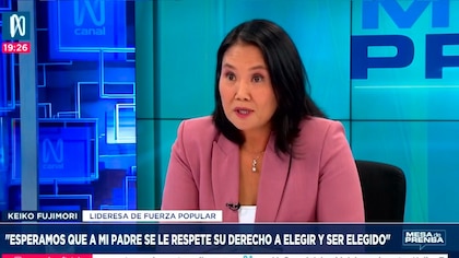 Keiko Fujimori ratifica intención de que Alberto Fujimori postule a la Presidencia: “Está absolutamente lúcido”