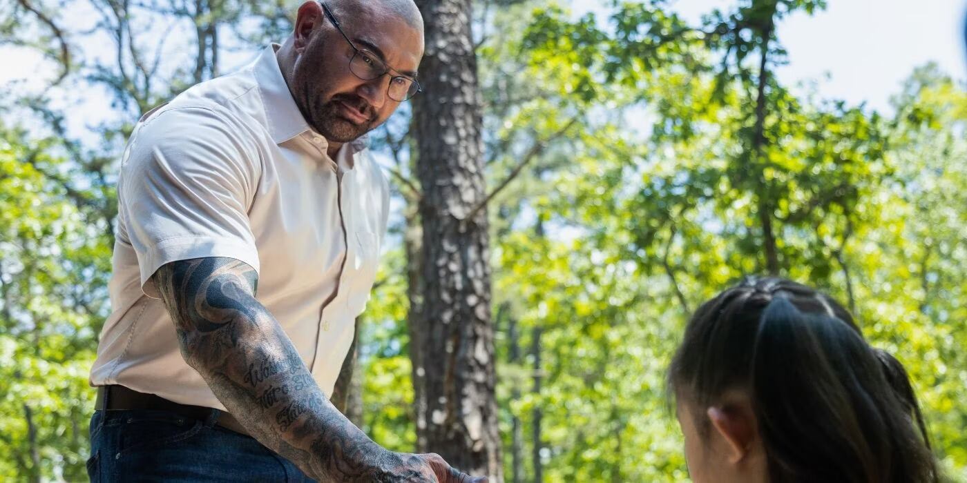 Dave Bautista en "Llaman a la puerta"