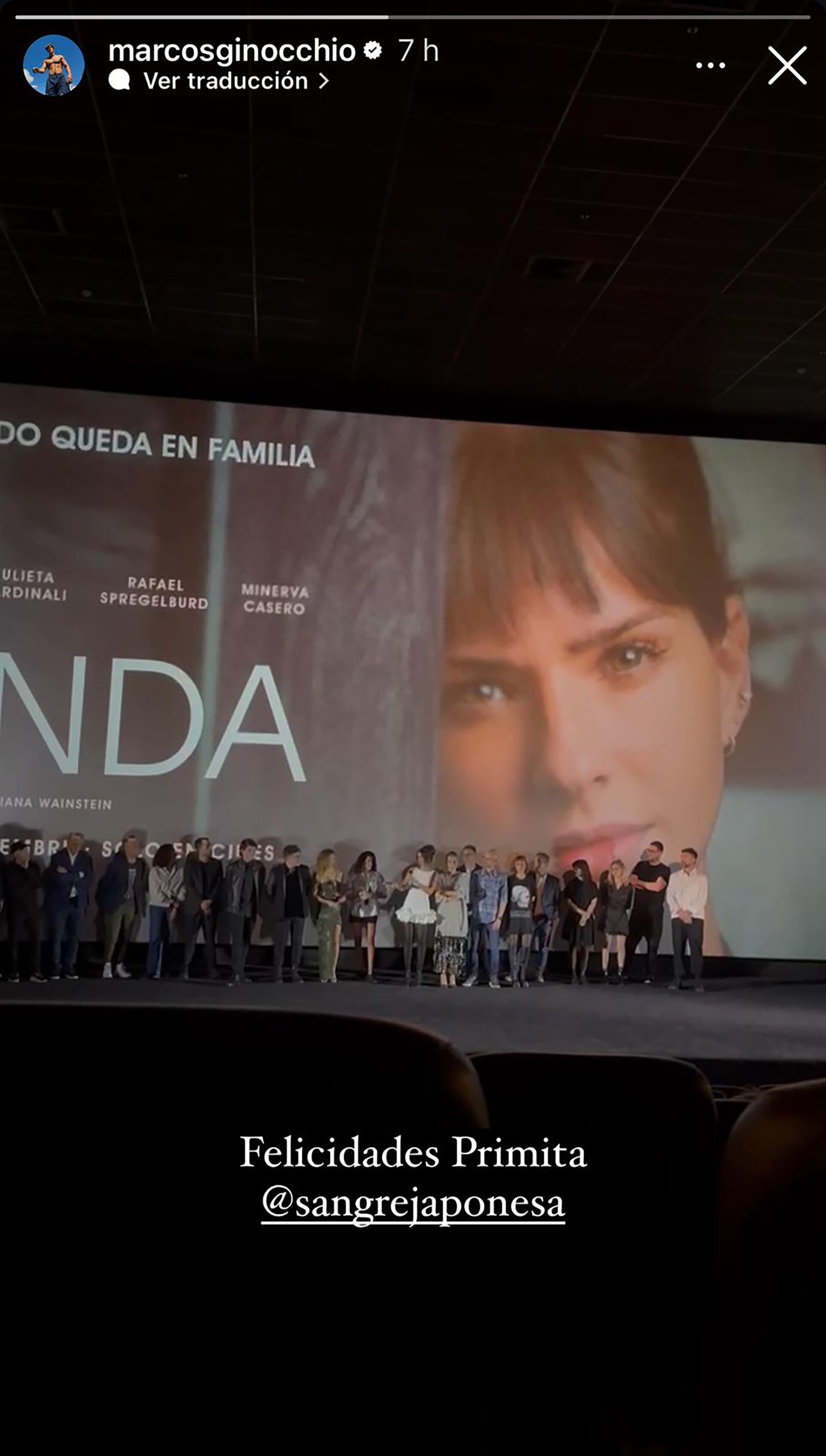 El look de la China Suárez en la avant premiere de Linda