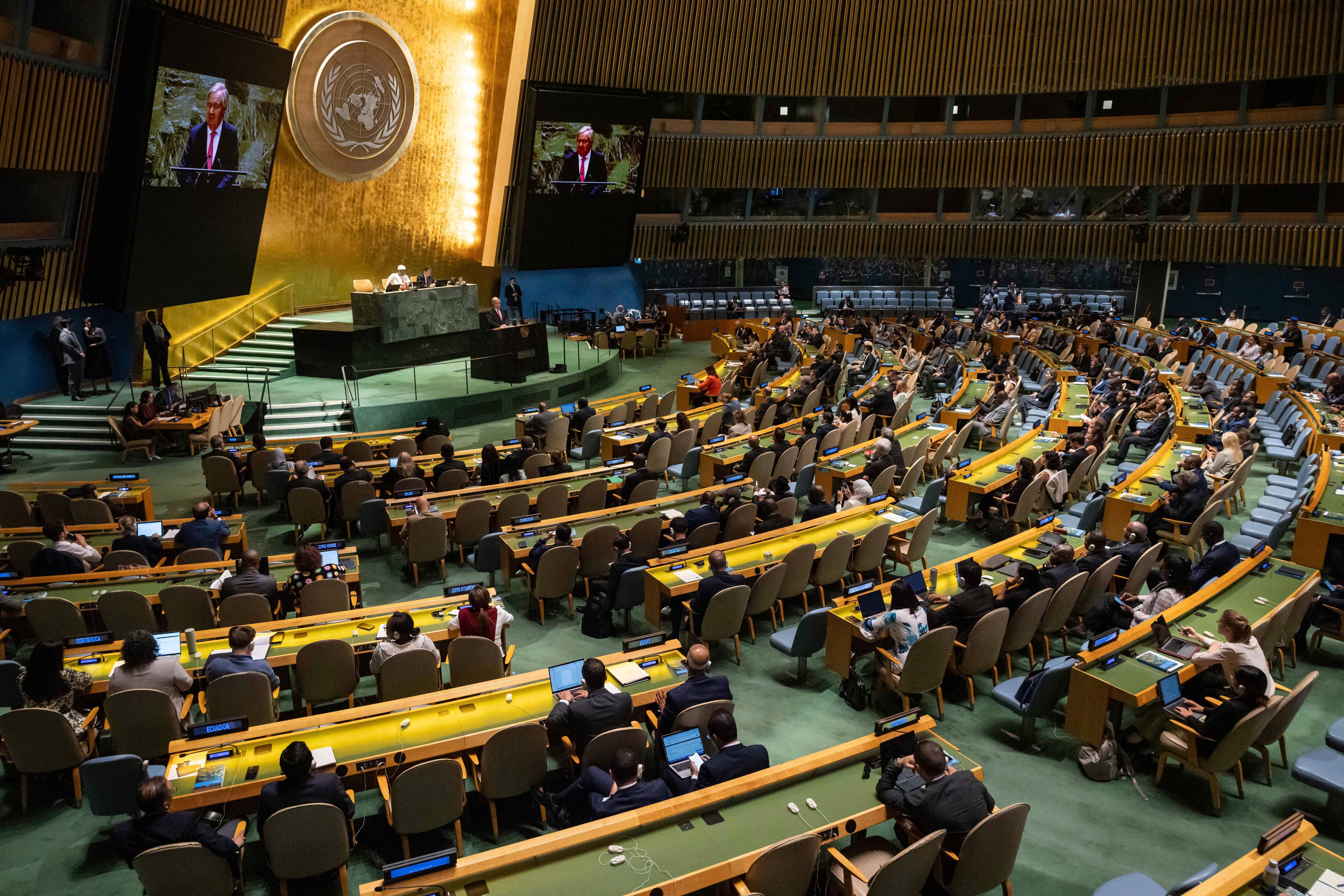 Argentina se alineó con Israel y EEUU para votar en contra de la resolución de la ONU sobre Palestina (AP)