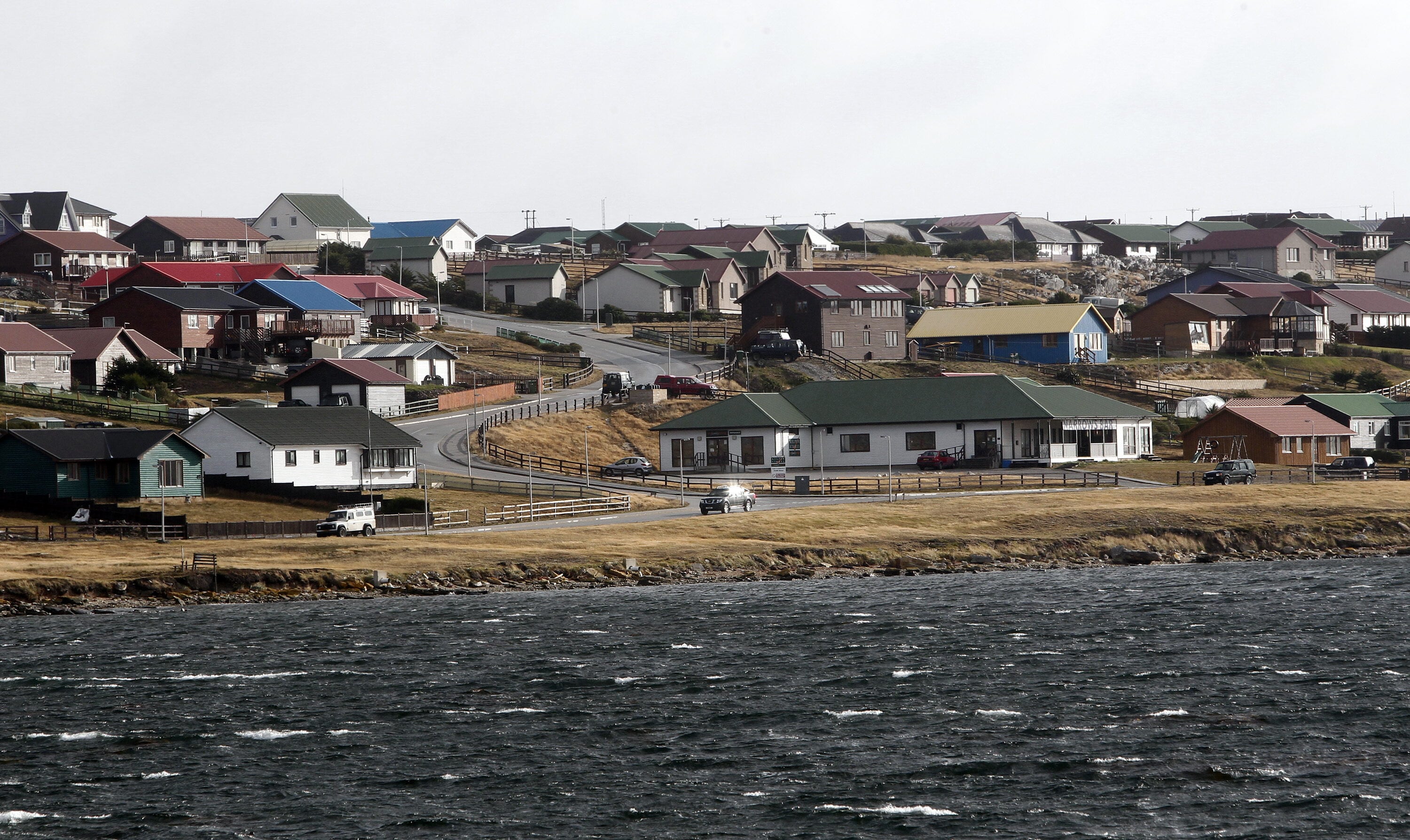 Vista general de un zona de Stanley en las Islas Malvinas, en una fotografía de archivo. EFE/ Felipe Trueba
