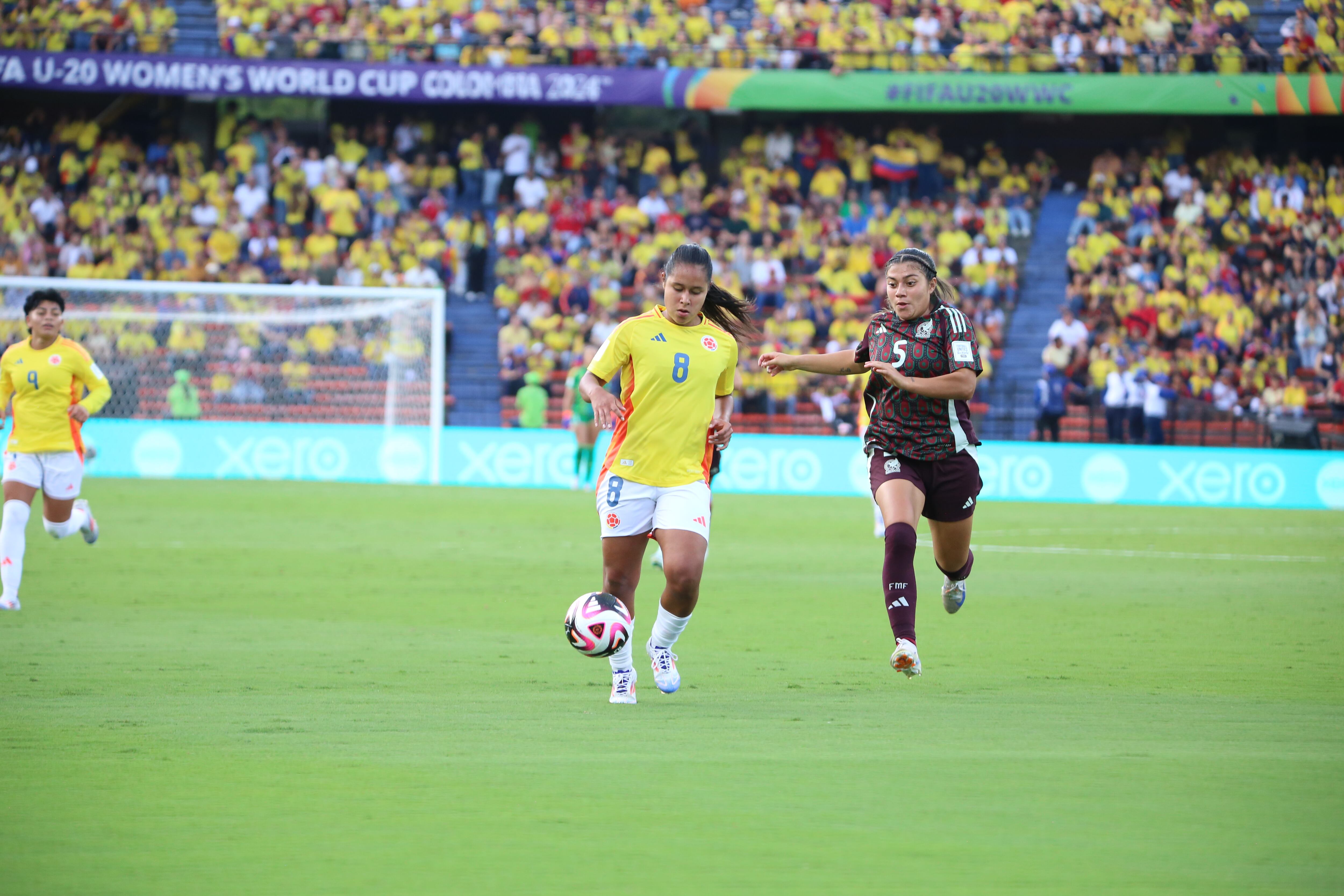 Colombia y México disputaron el liderato del Grupo A en el último partido de la fase de grupos del Mundial Femenino Sub-20 - crédito Federación Colombiana de Fútbol