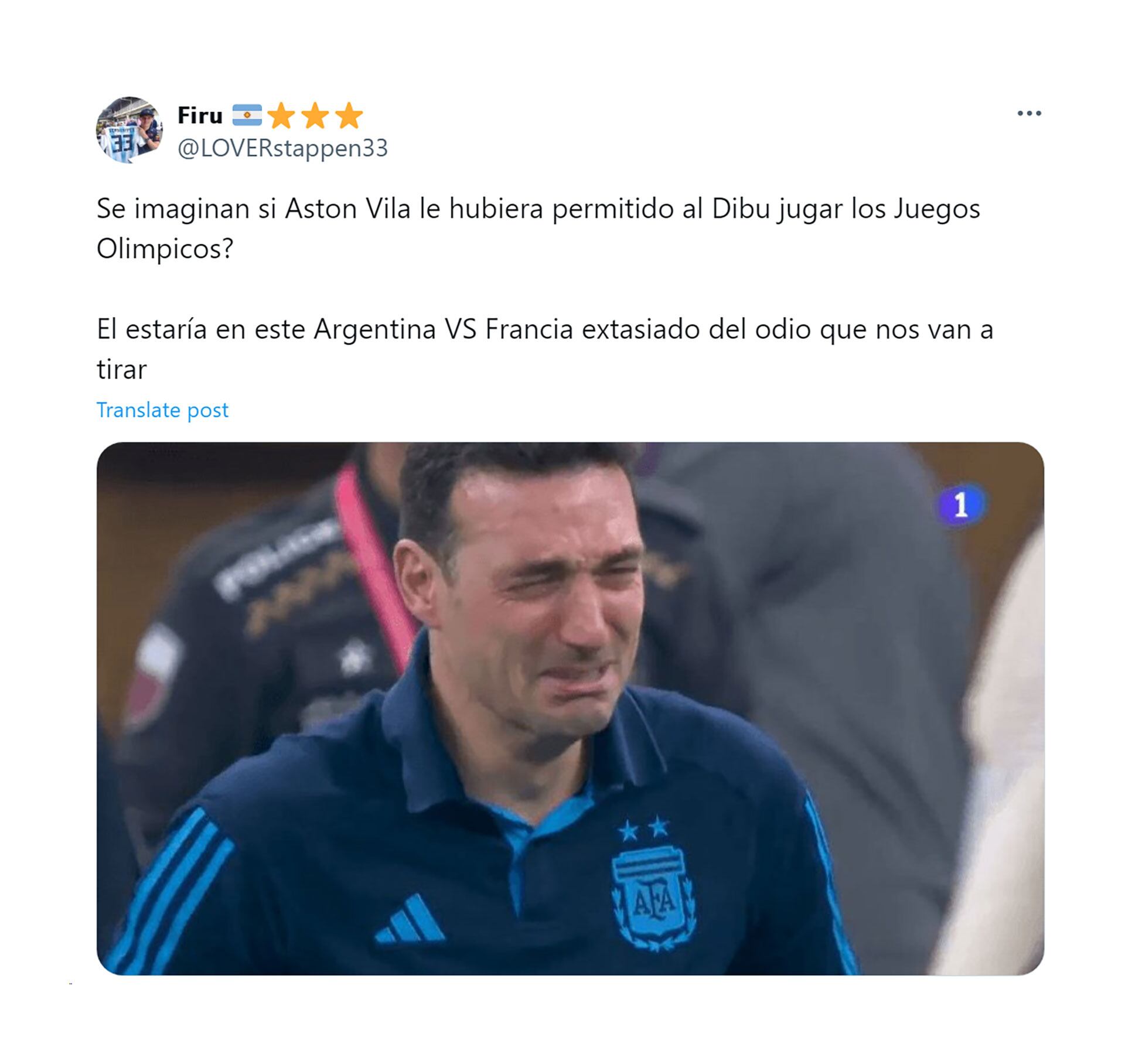 Los memes por argentina francia en los juegos olimpicos