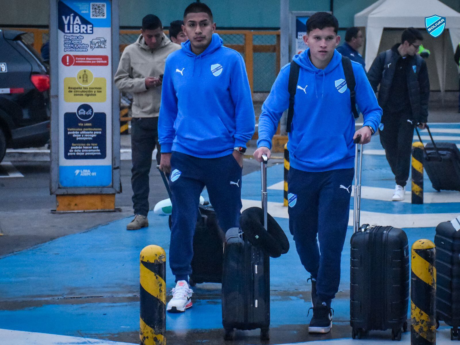 El plantel de Bolívar llegó a Lima el lunes 24 de junio para disputar la Copa Ciudad de los Reyes.